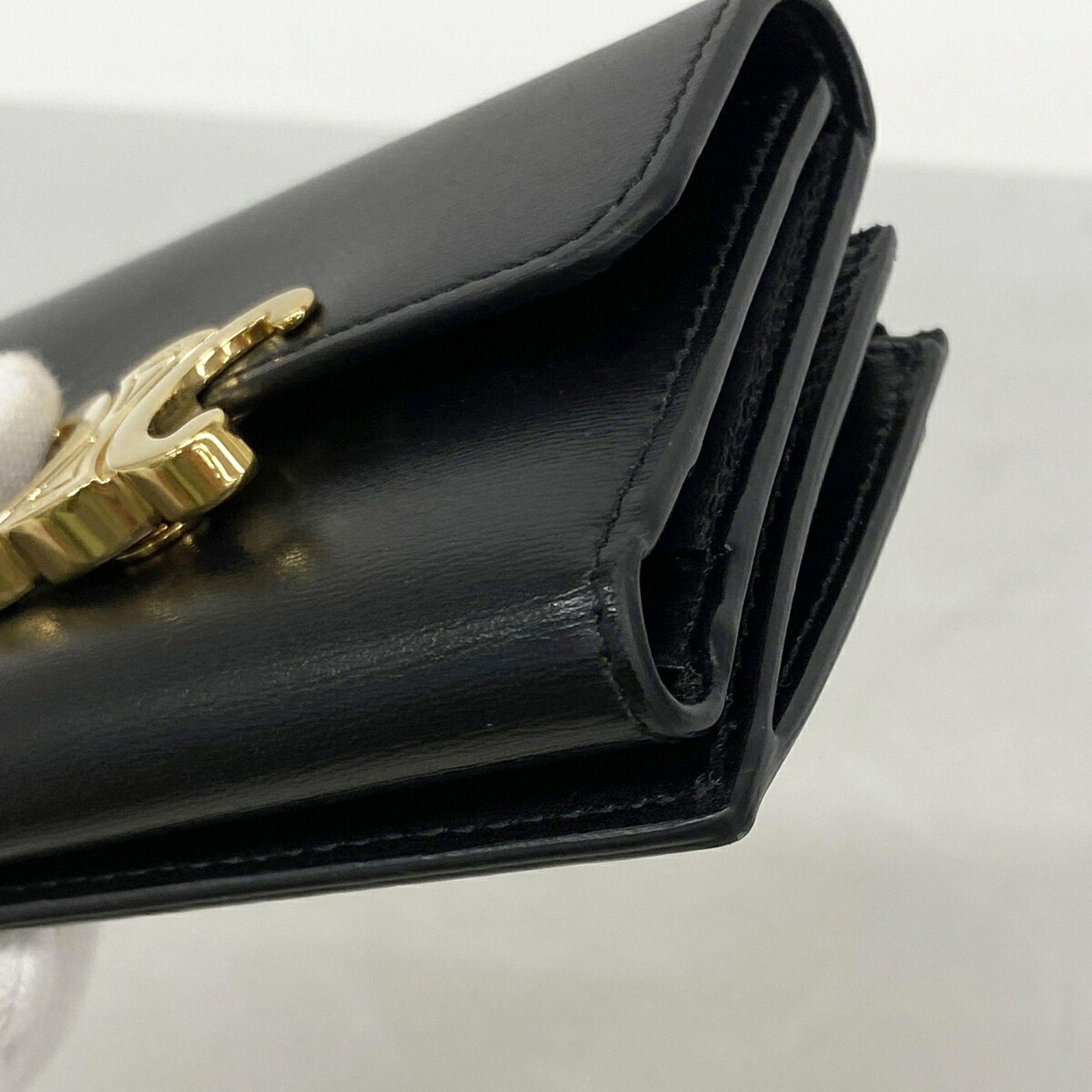 Leather Wallet (Tri-Fold) (Pre-Owned) - Celine - Modalova