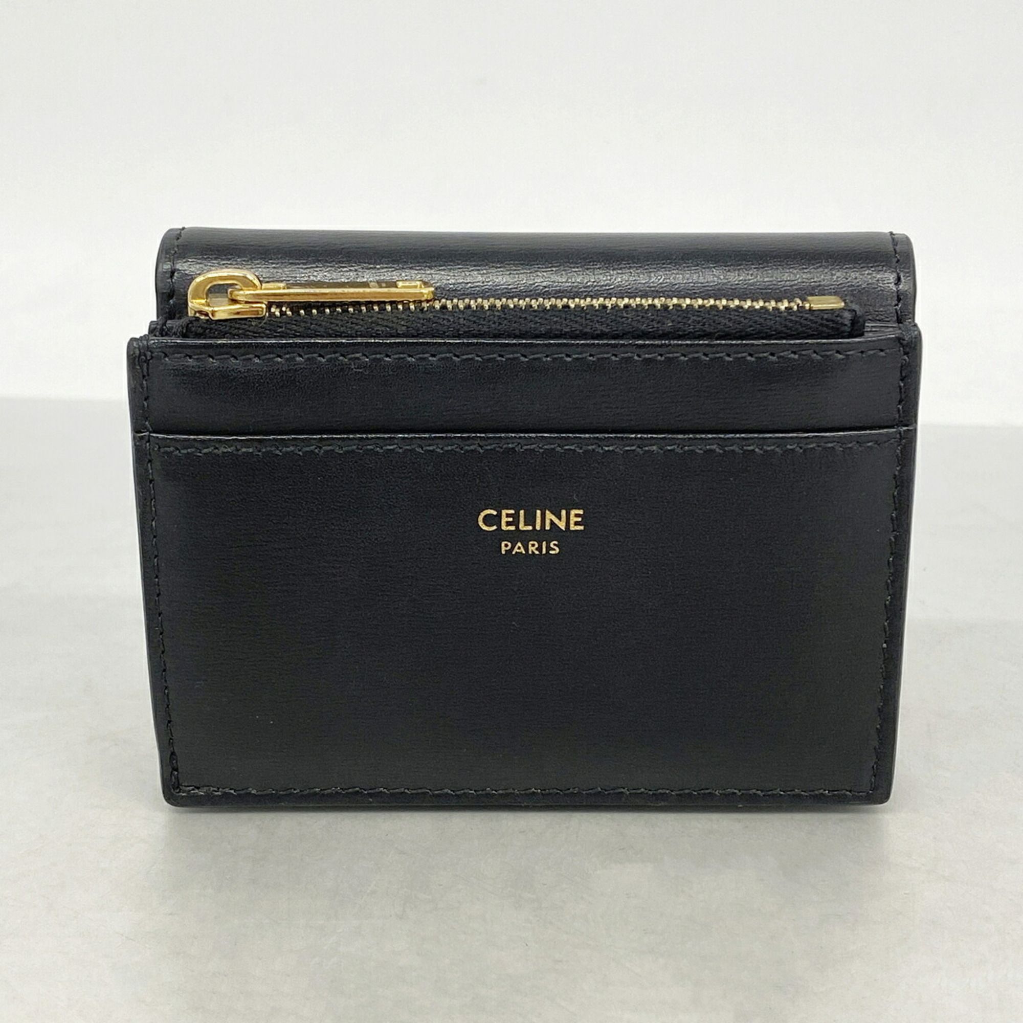 Leather Wallet (Tri-Fold) (Pre-Owned) - Celine - Modalova