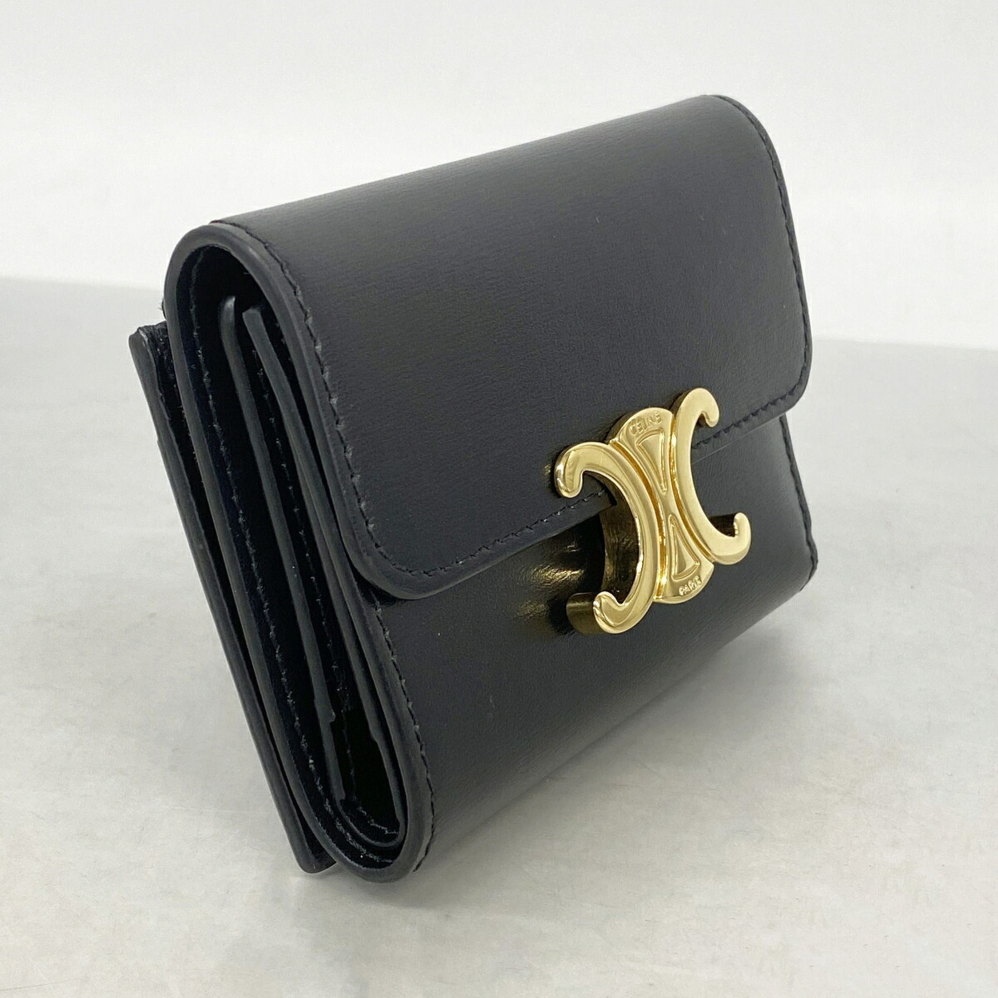 Leather Wallet (Tri-Fold) (Pre-Owned) - Celine - Modalova