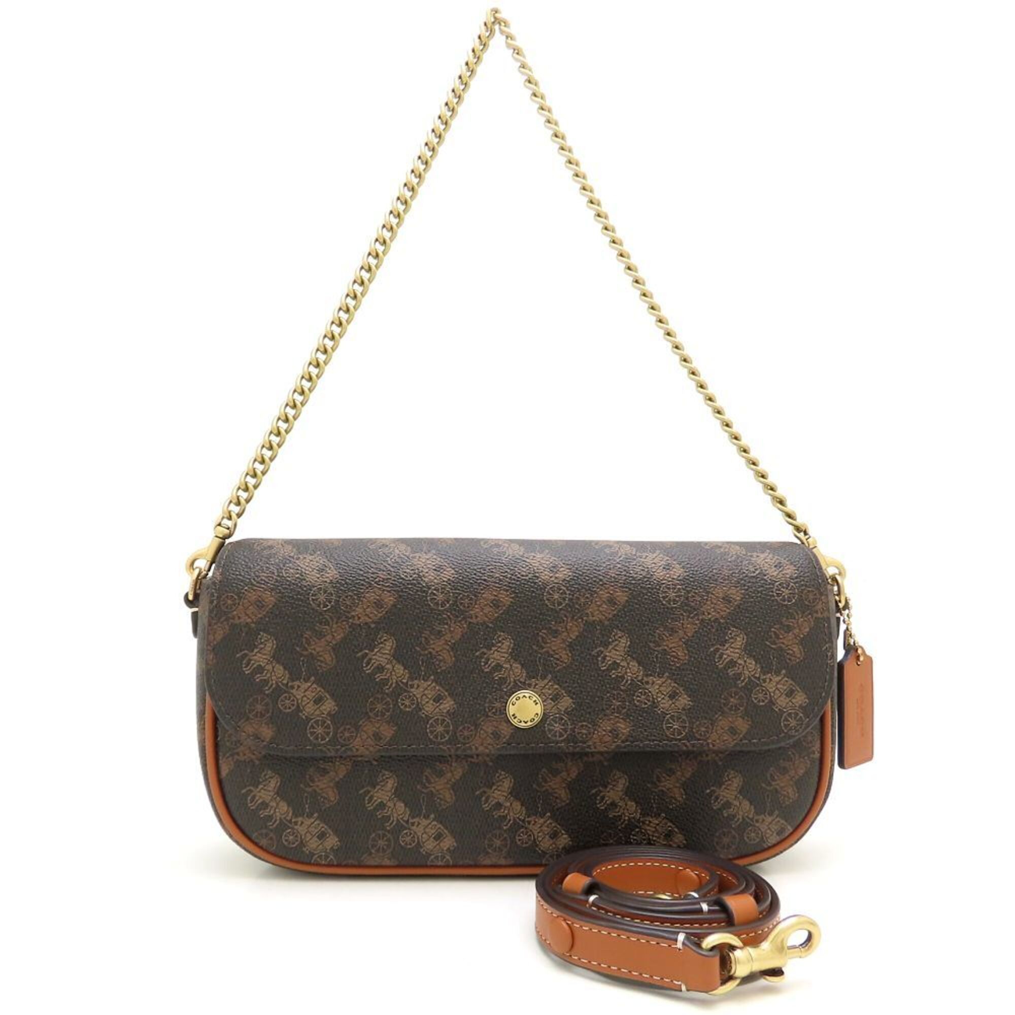 Coated Canvas Leather Shoulder Bag (Pre-Owned) - Coach - Modalova