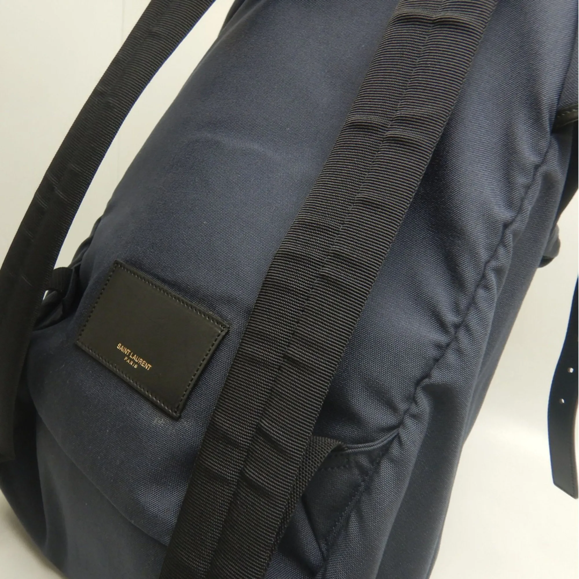 Canvas Leather Backpack (Pre-Owned) - Yves Saint Laurent - Modalova
