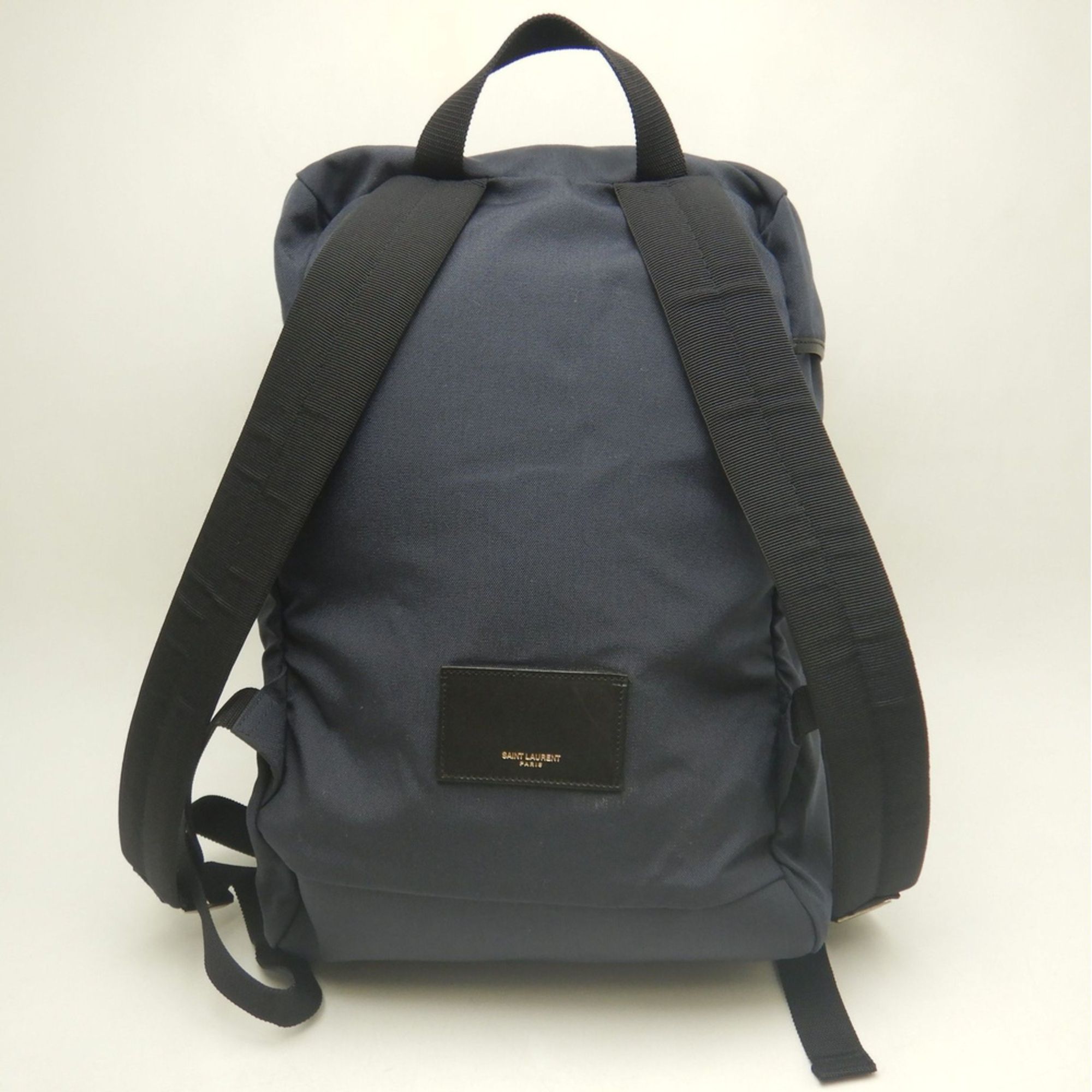 Canvas Leather Backpack (Pre-Owned) - Yves Saint Laurent - Modalova