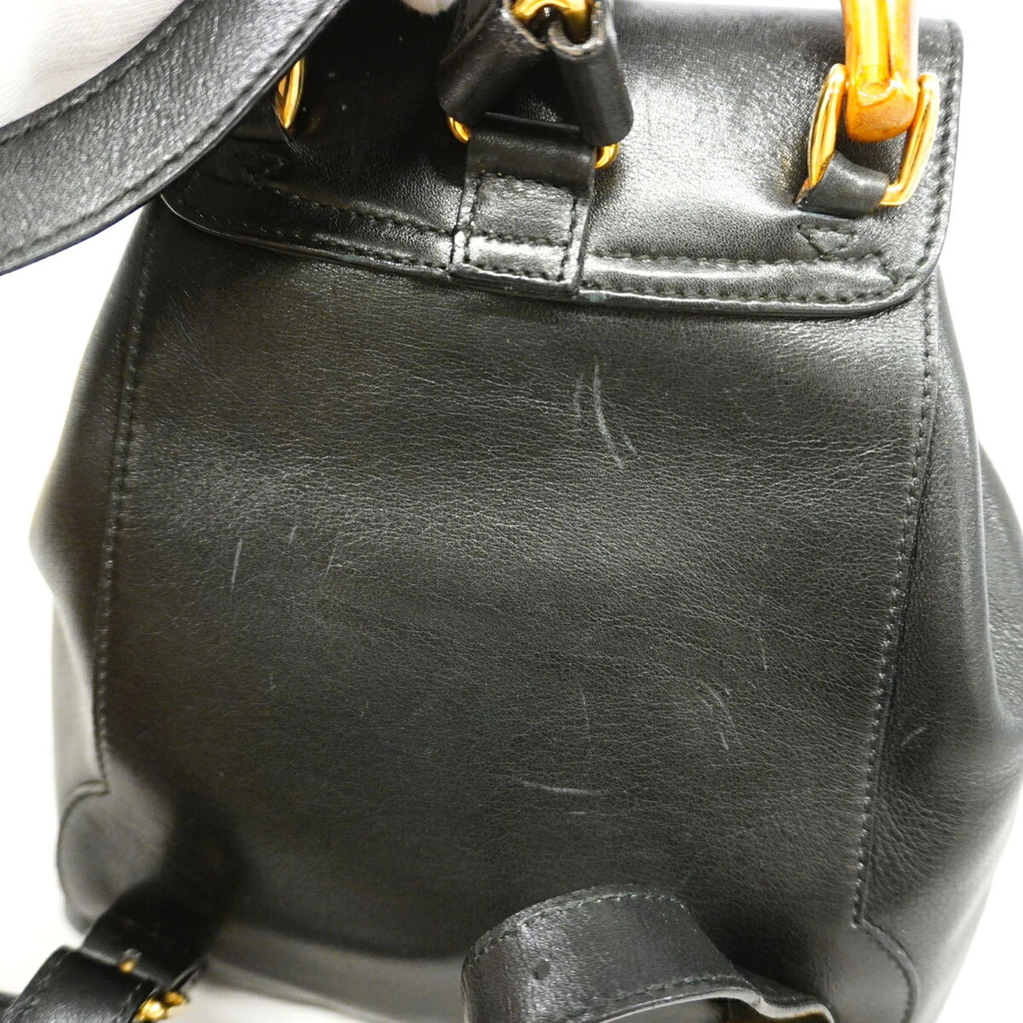 Leather Backpack (Pre-Owned) - Gucci - Modalova