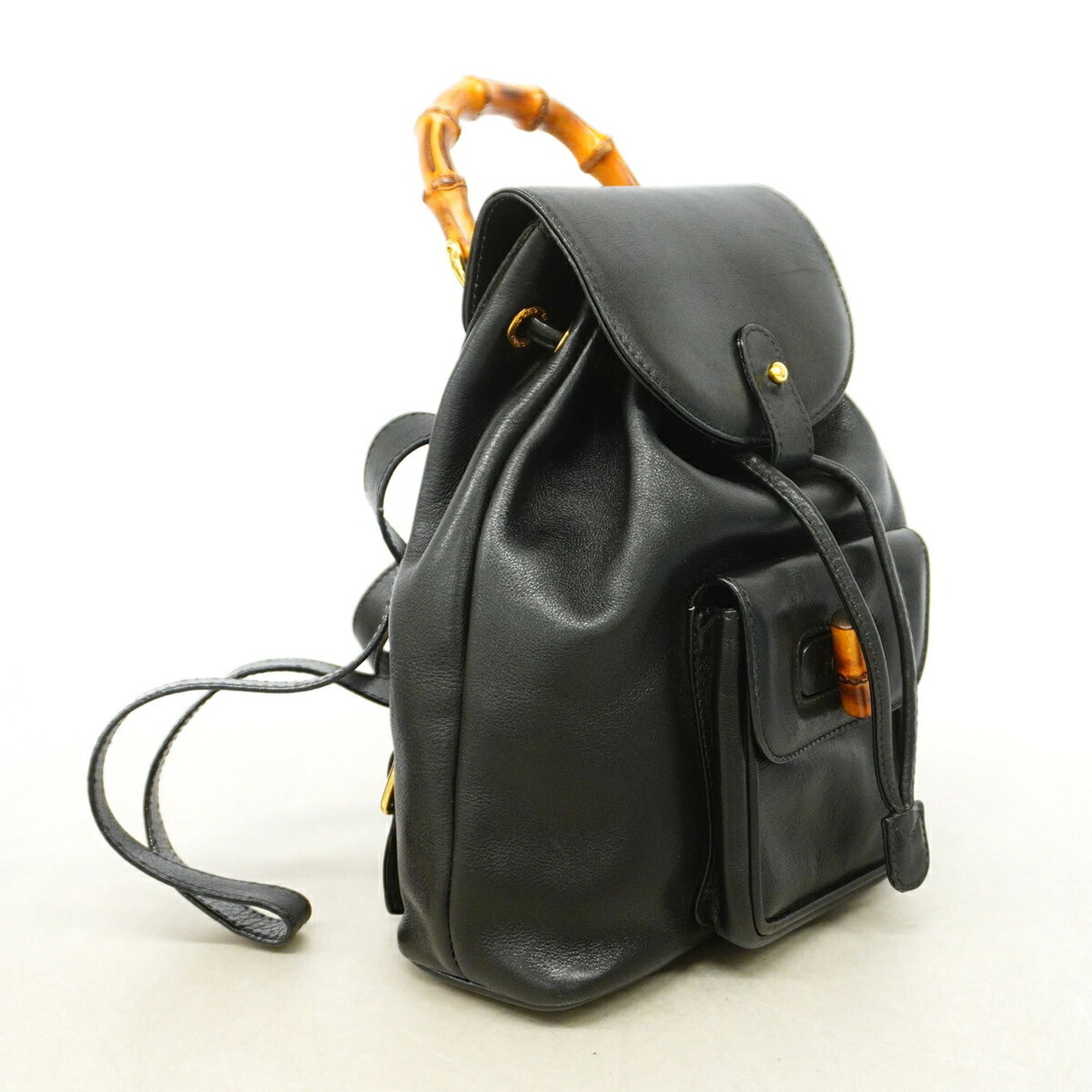 Leather Backpack (Pre-Owned) - Gucci - Modalova
