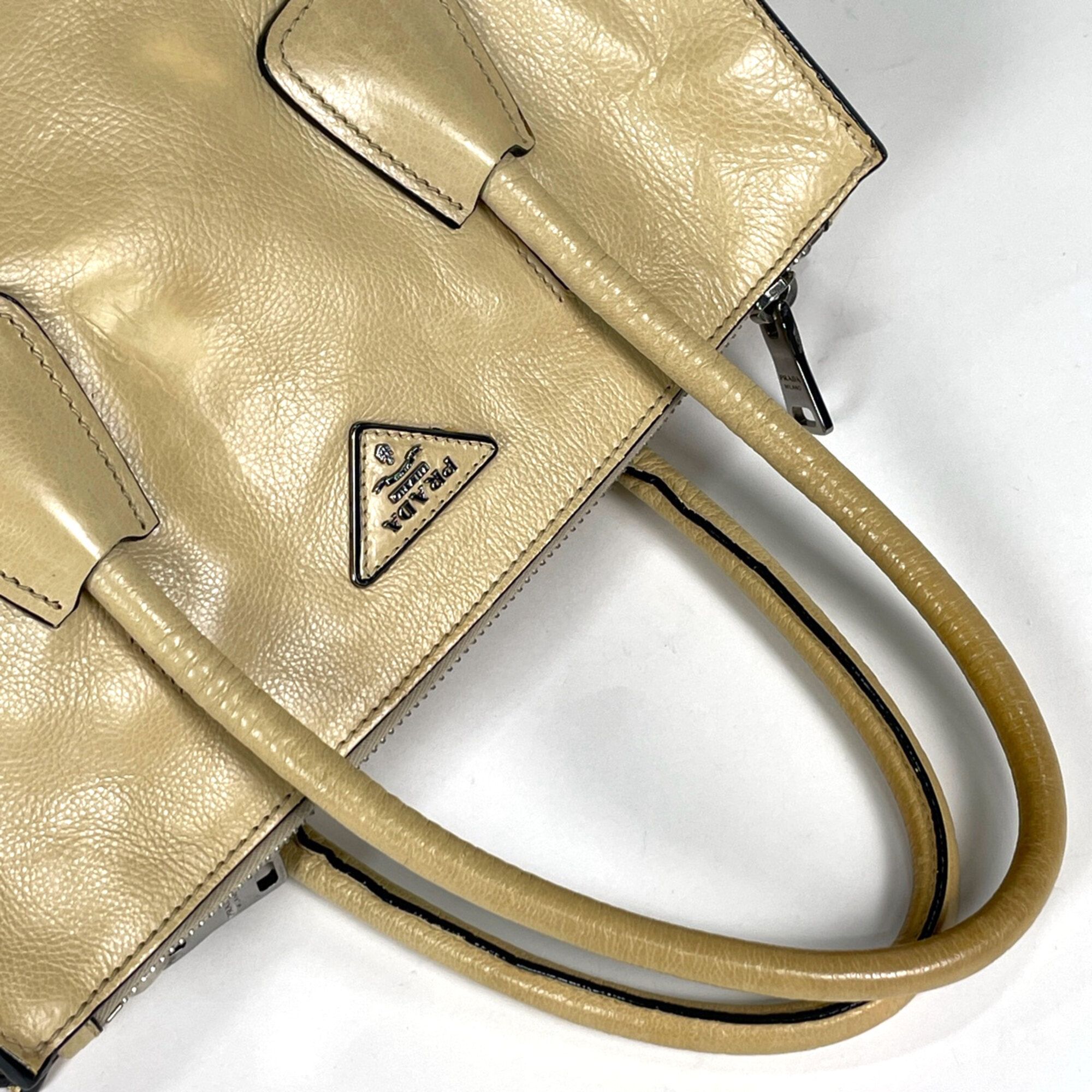 Leather Handbag (Pre-Owned) - Prada - Modalova