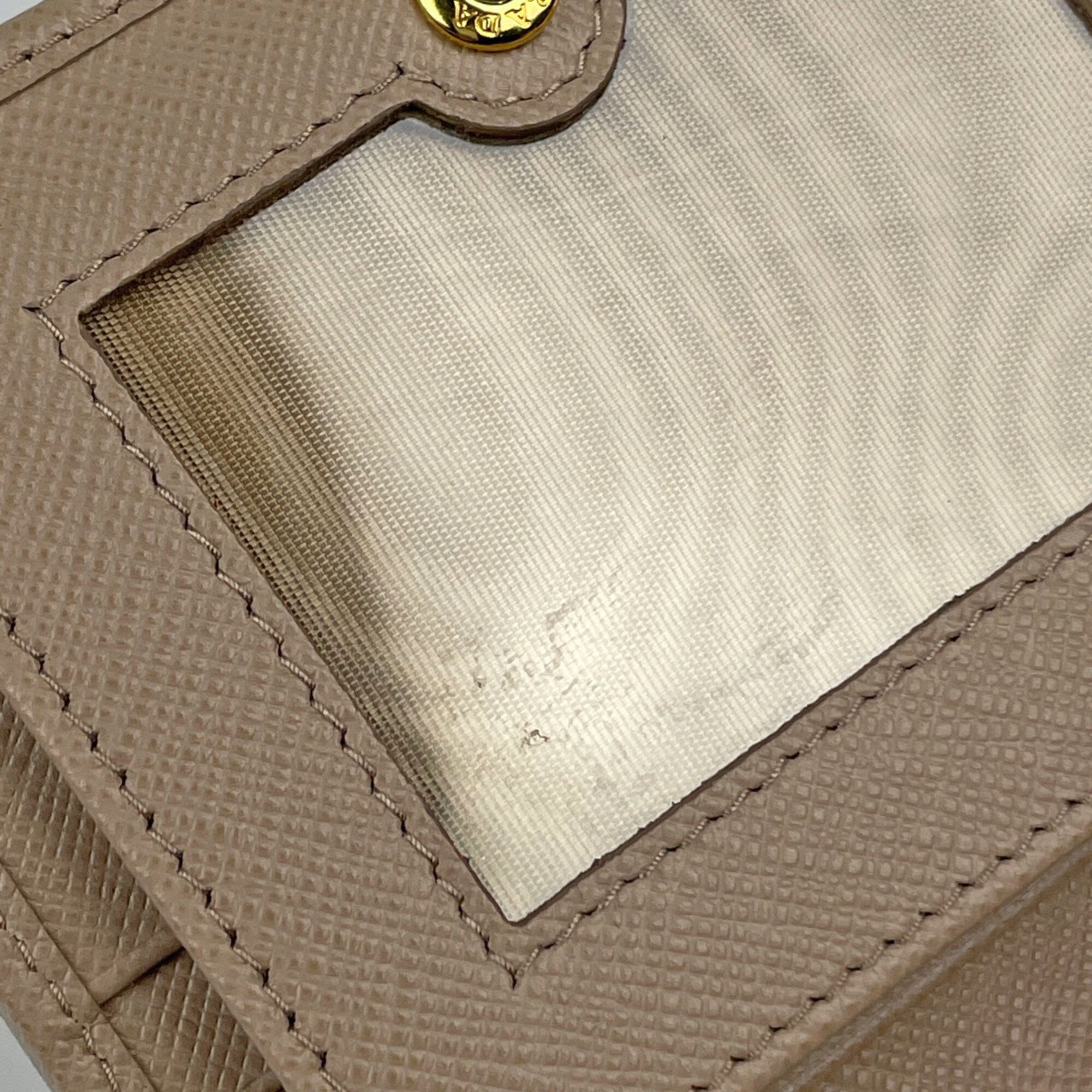 Saffiano Lux Wallet (Bi-Fold) (Pre-Owned) - Prada - Modalova