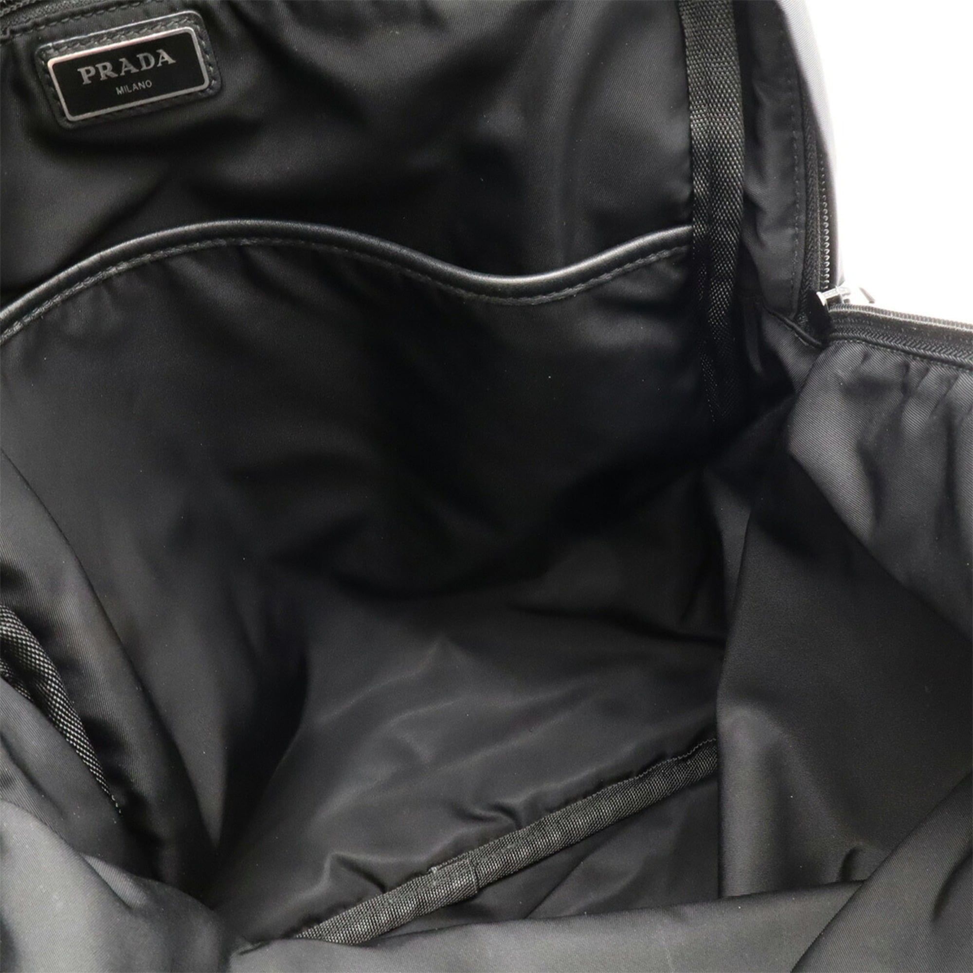 Nylon Leather Backpack (Pre-Owned) - Prada - Modalova