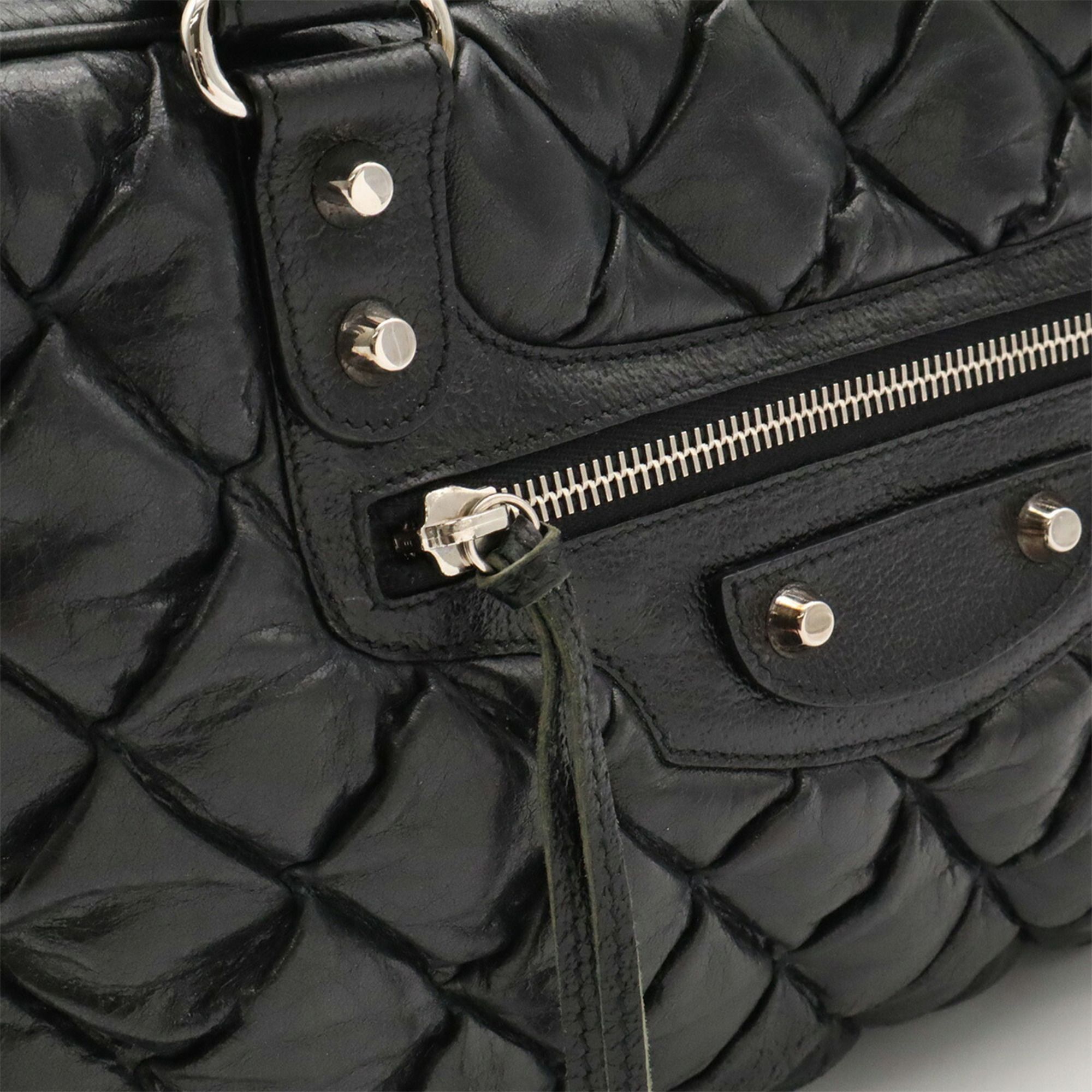 Leather Boston Bag Handbag (Pre-Owned) - Balenciaga - Modalova