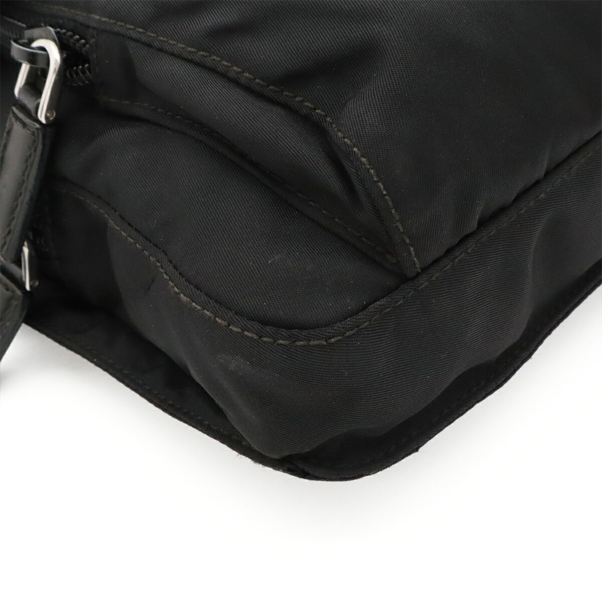 Nylon Leather Pochette Shoulder Bag (Pre-Owned) - Prada - Modalova