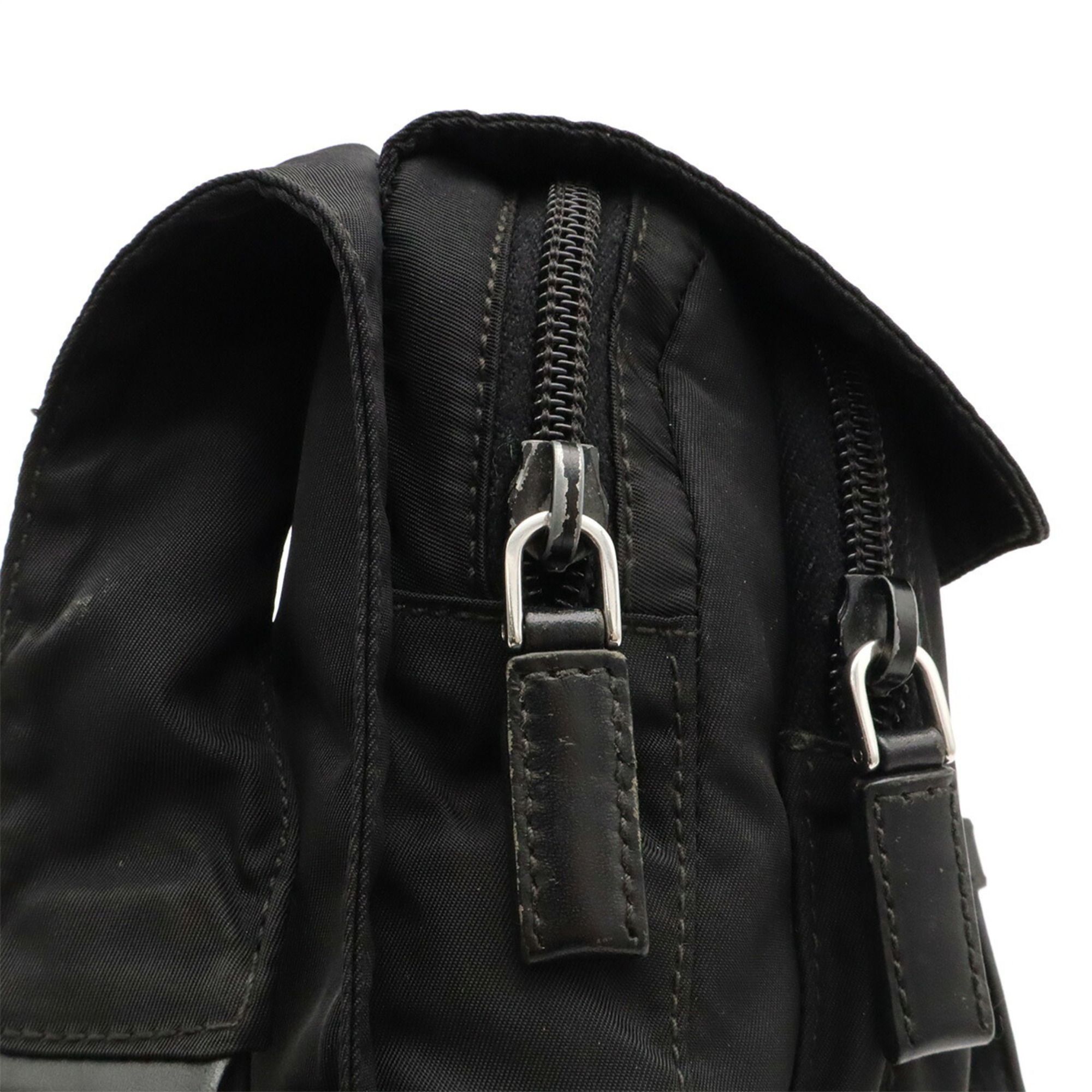 Nylon Leather Pochette Shoulder Bag (Pre-Owned) - Prada - Modalova