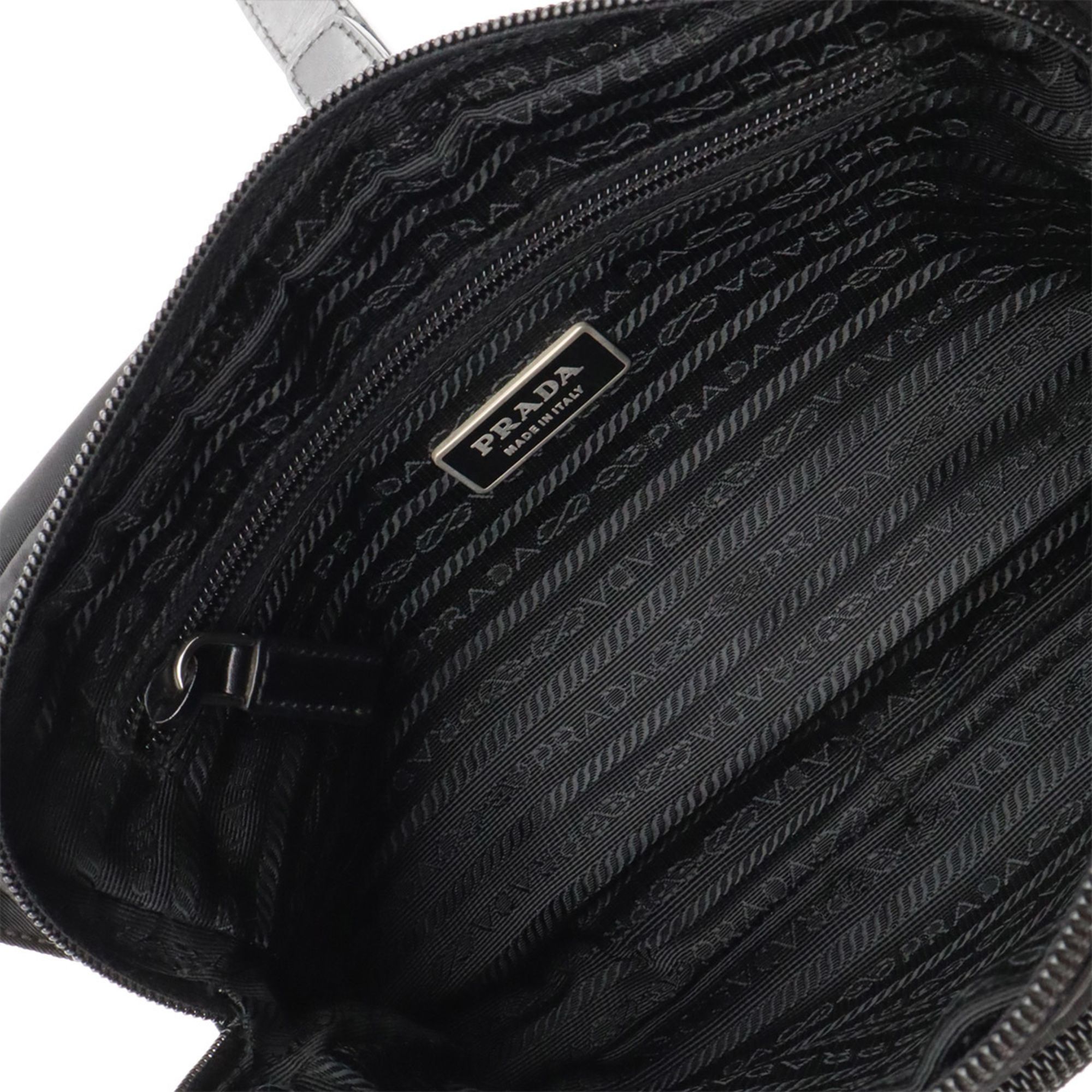 Nylon Leather Pochette Shoulder Bag (Pre-Owned) - Prada - Modalova