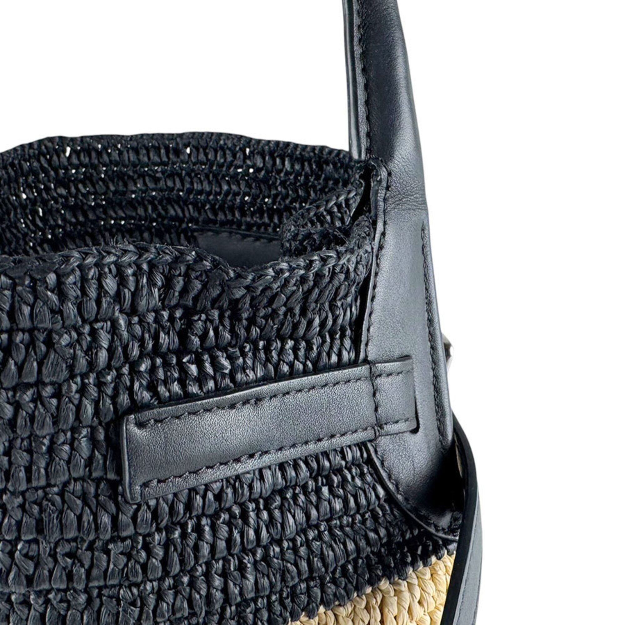 Raffia Leather Handbag Shoulder Bag (Pre-Owned) - Celine - Modalova