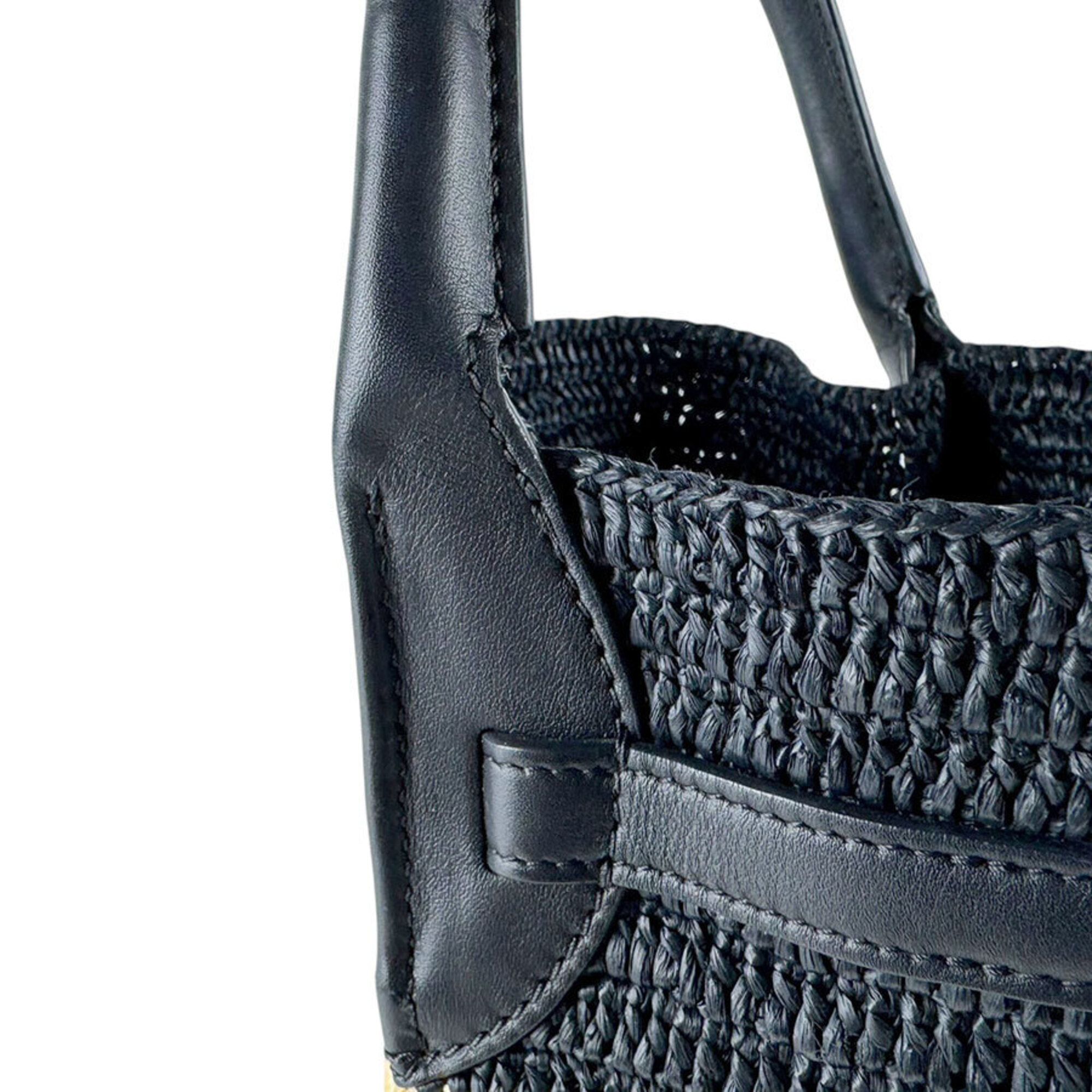 Raffia Leather Handbag Shoulder Bag (Pre-Owned) - Celine - Modalova