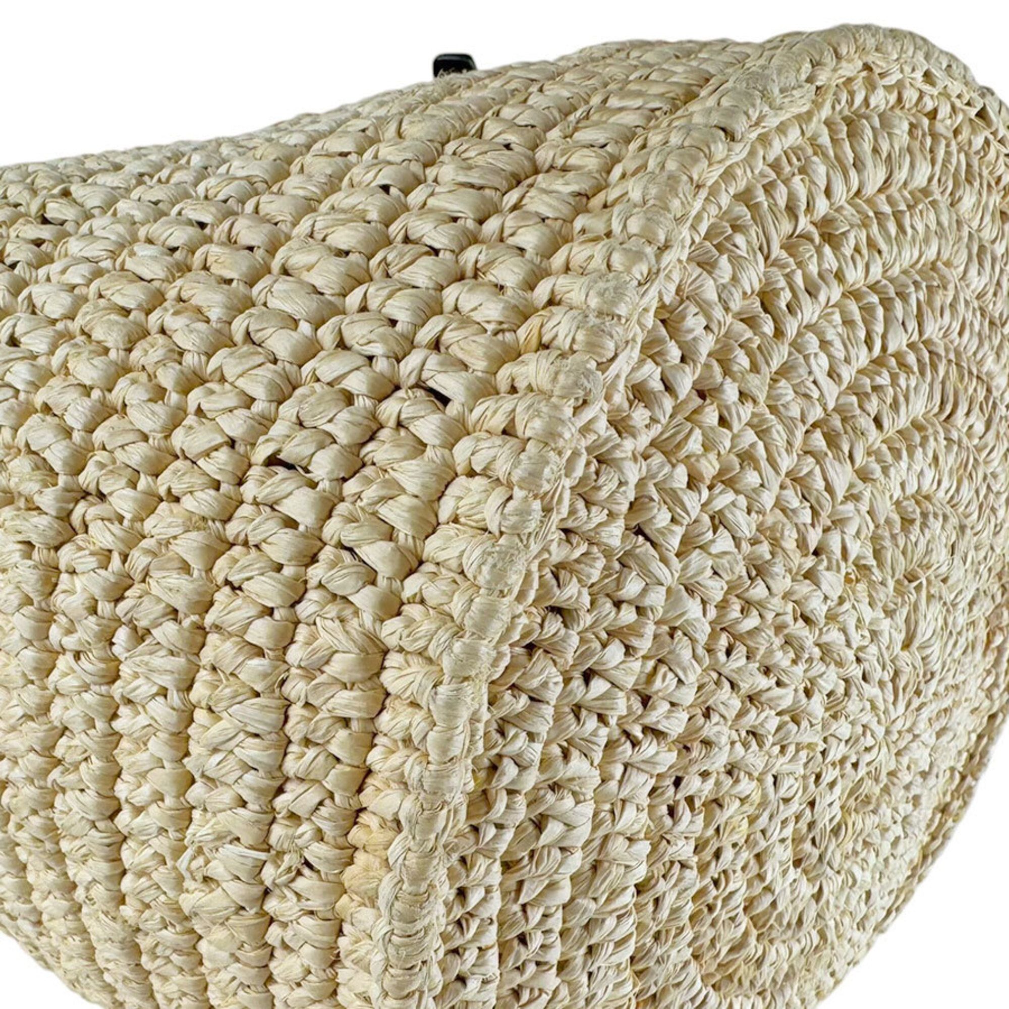 Raffia Leather Handbag Shoulder Bag (Pre-Owned) - Celine - Modalova