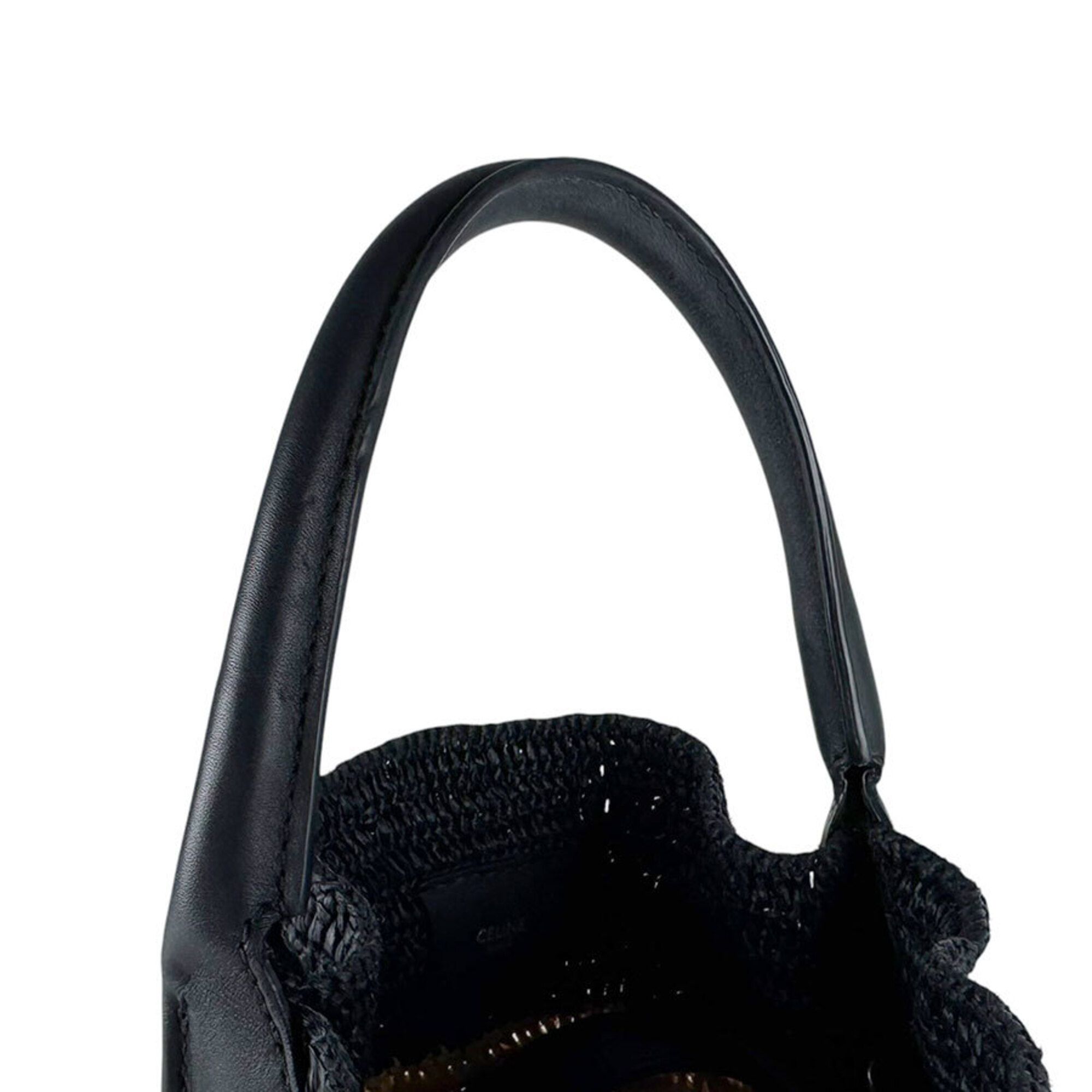 Raffia Leather Handbag Shoulder Bag (Pre-Owned) - Celine - Modalova
