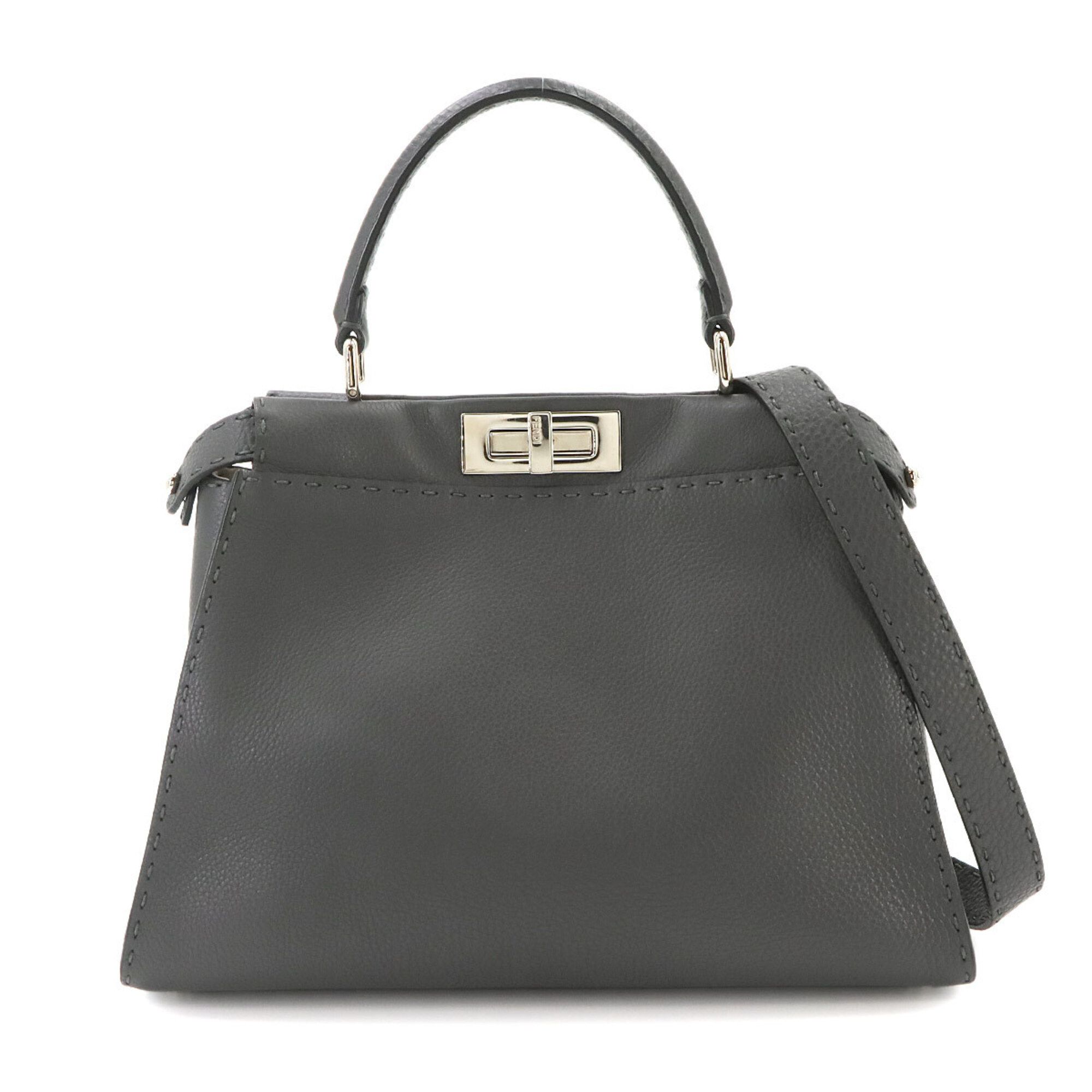 Leather Handbag (Pre-Owned) - Fendi - Modalova