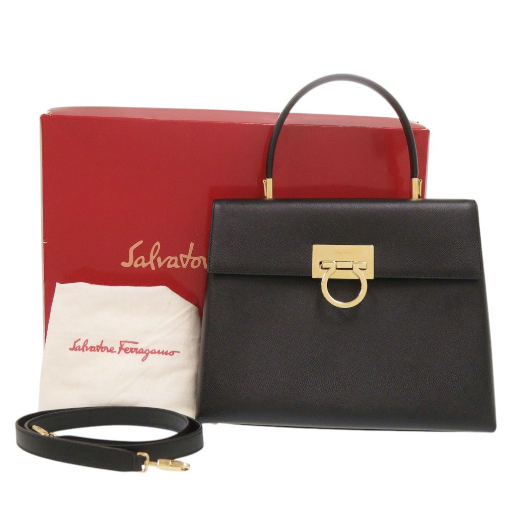 Leather Handbag (Pre-Owned) - Salvatore Ferragamo - Modalova