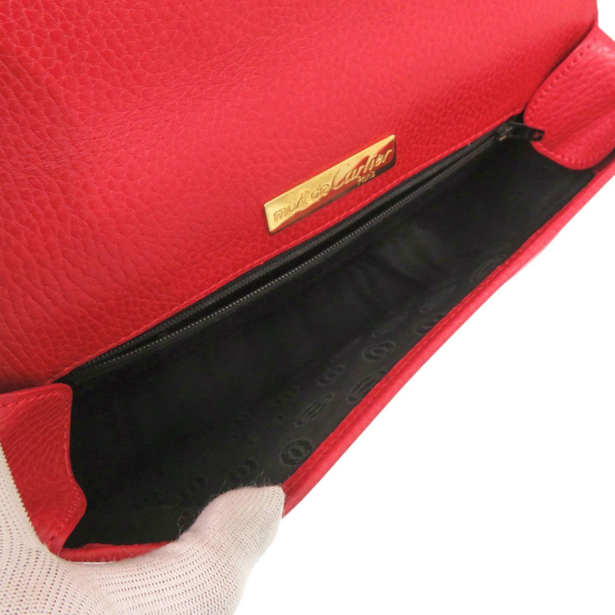 Leather Shoulder Bag (Pre-Owned) - Cartier - Modalova