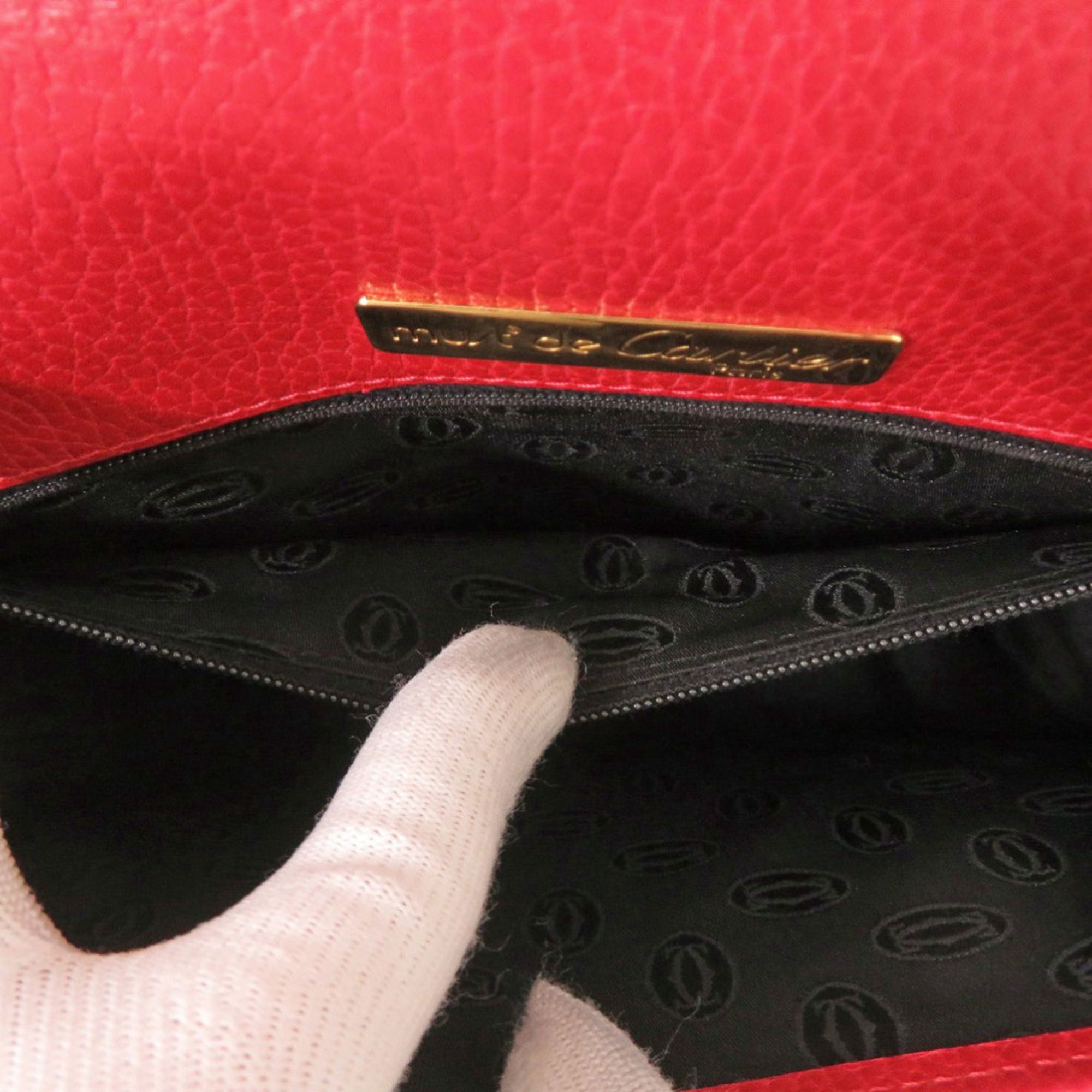 Leather Shoulder Bag (Pre-Owned) - Cartier - Modalova