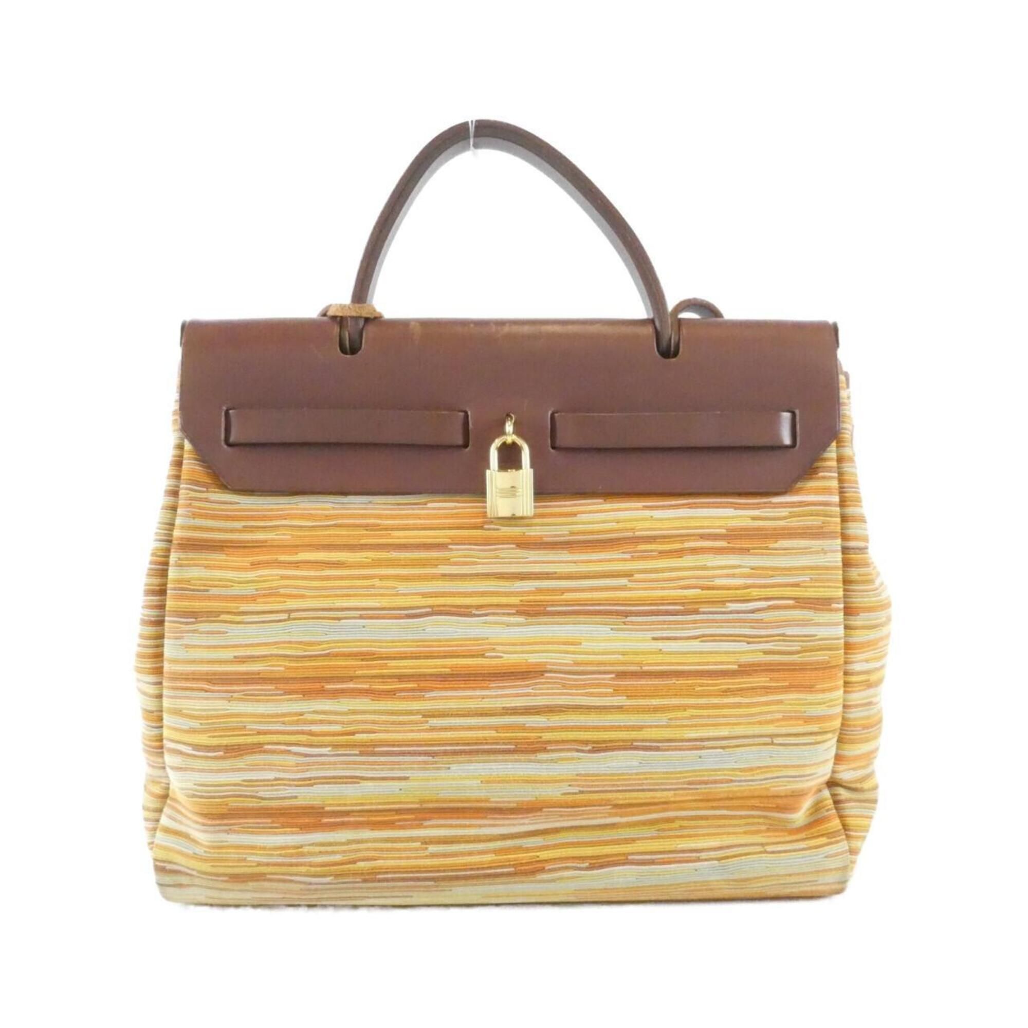 Vibrato Leather Handbag (Pre-Owned) - Hermes - Modalova