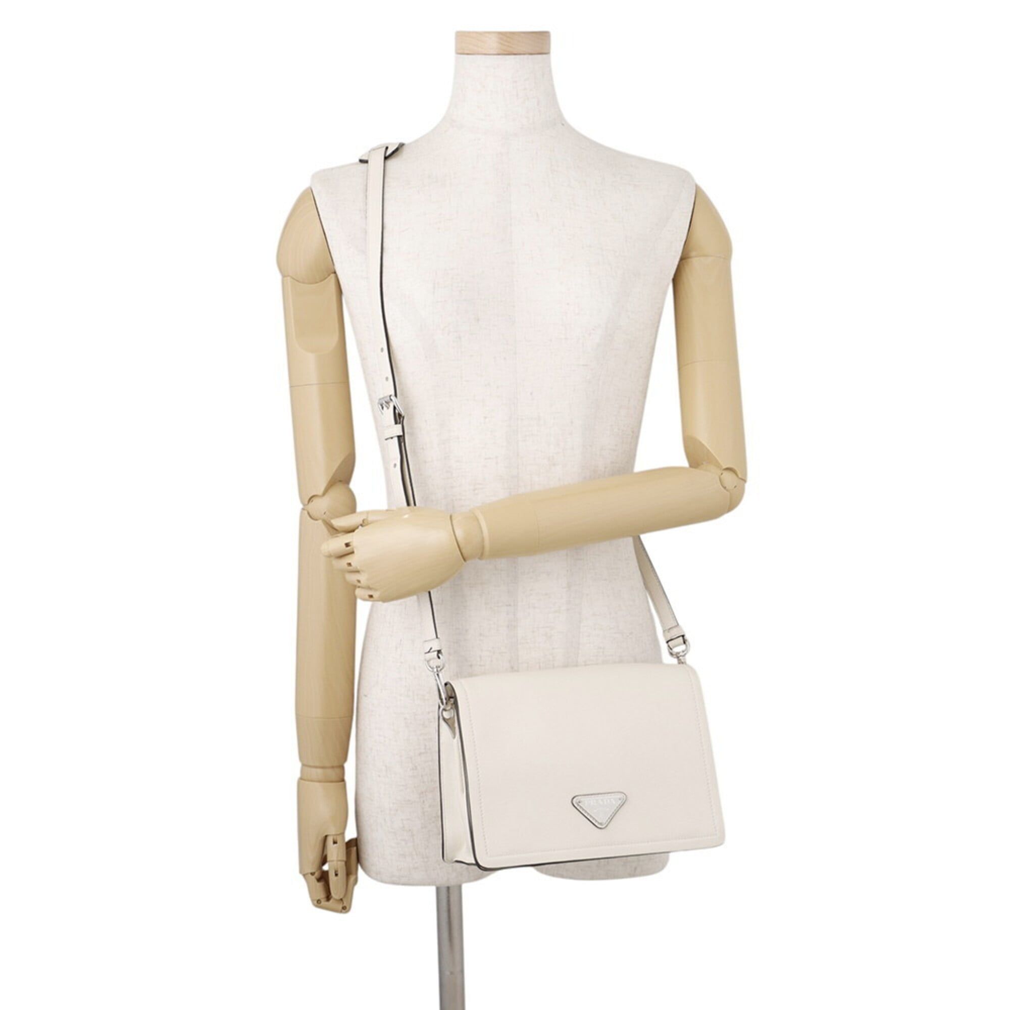 Leather Shoulder Bag (Pre-Owned) - Prada - Modalova