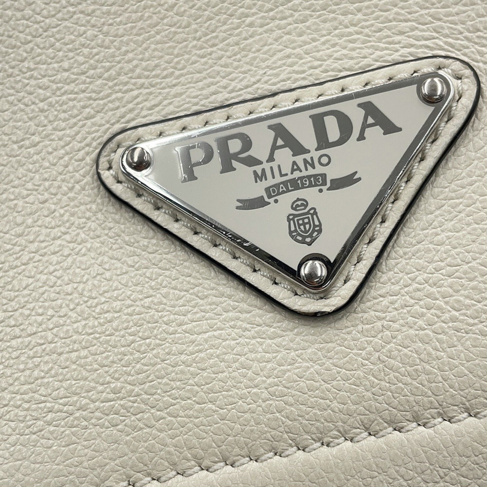 Leather Shoulder Bag (Pre-Owned) - Prada - Modalova