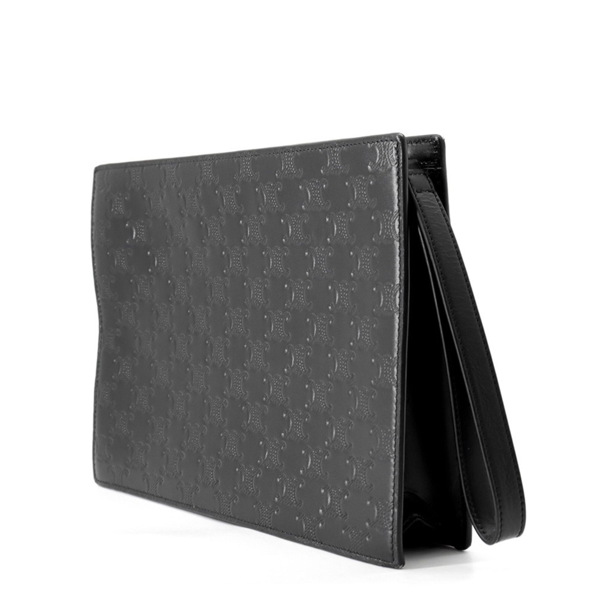 Leather Clutch Bag (Pre-Owned) - Celine - Modalova
