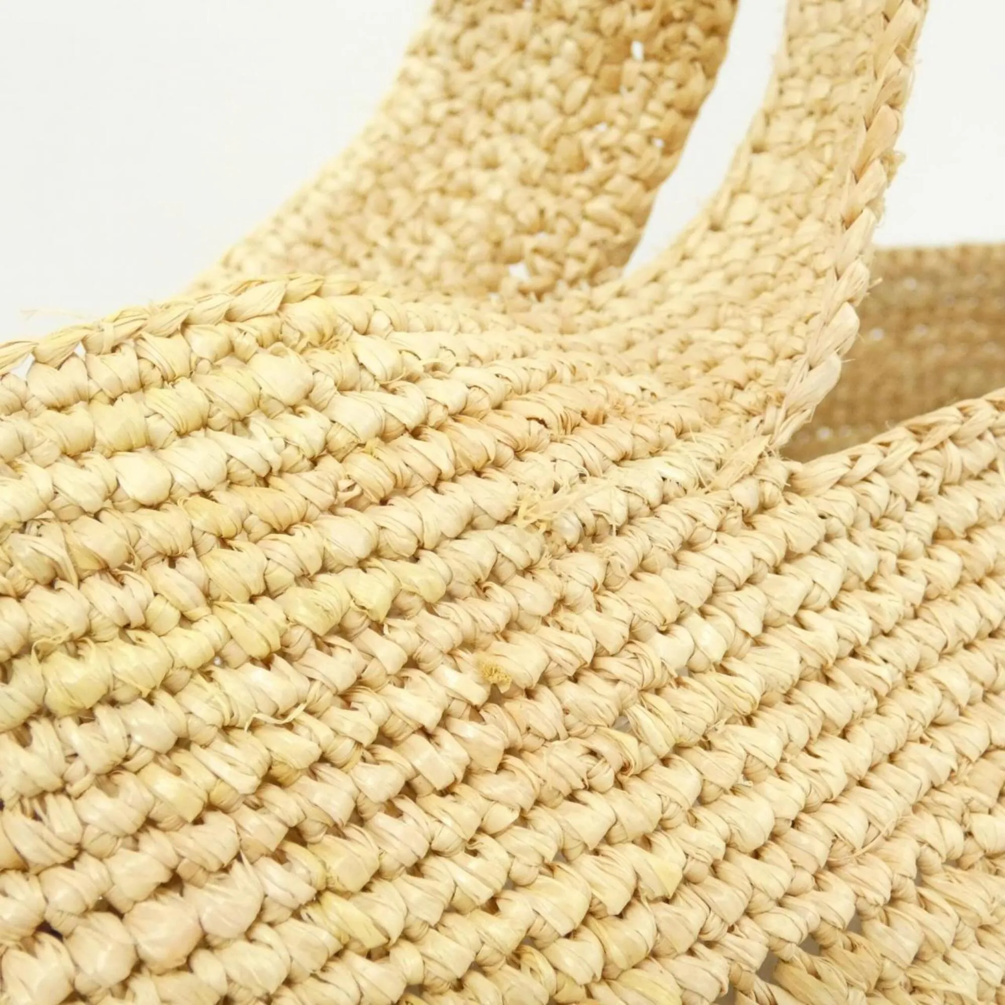 Raffia Leather Handbag (Pre-Owned) - Loewe - Modalova