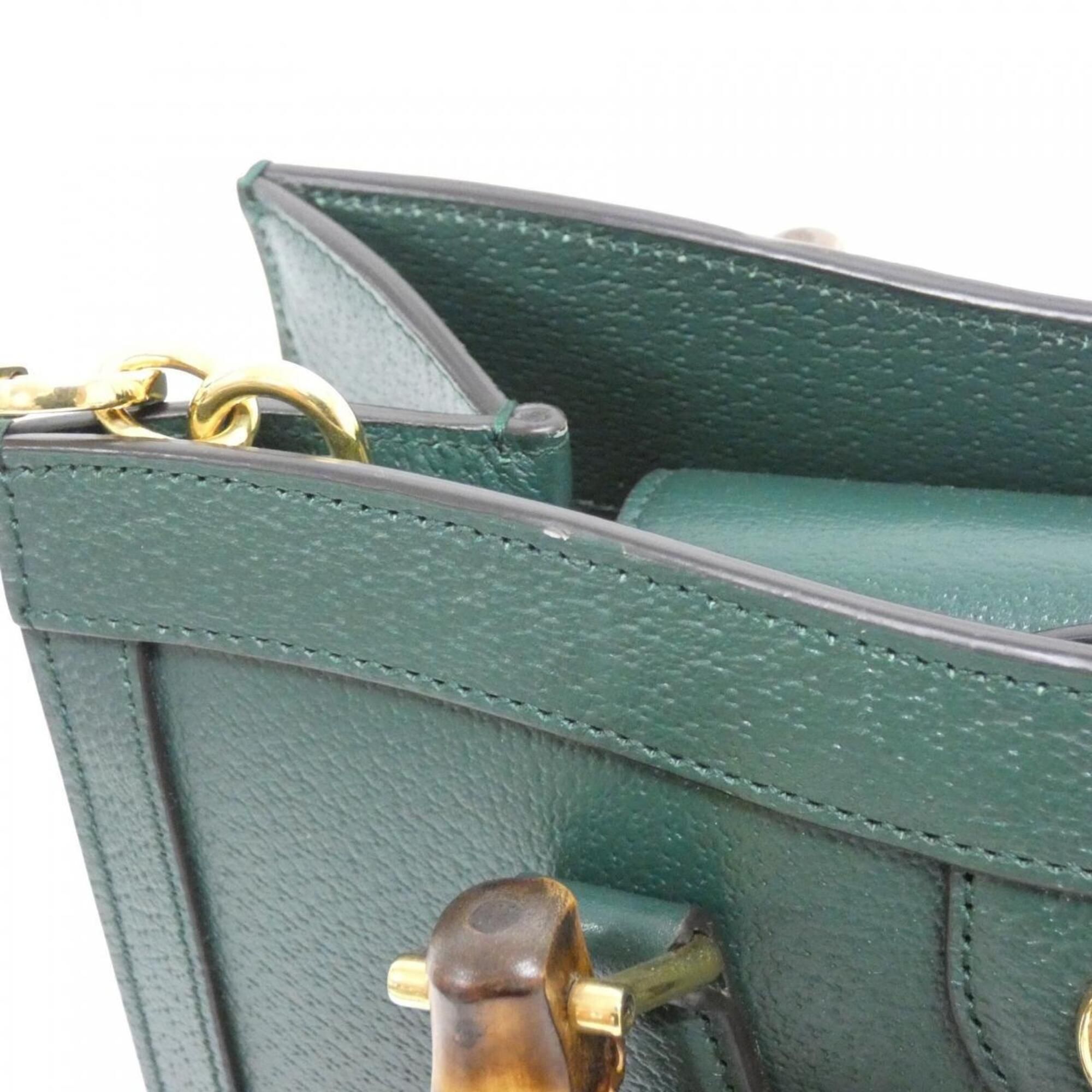 Leather Handbag (Pre-Owned) - Gucci - Modalova
