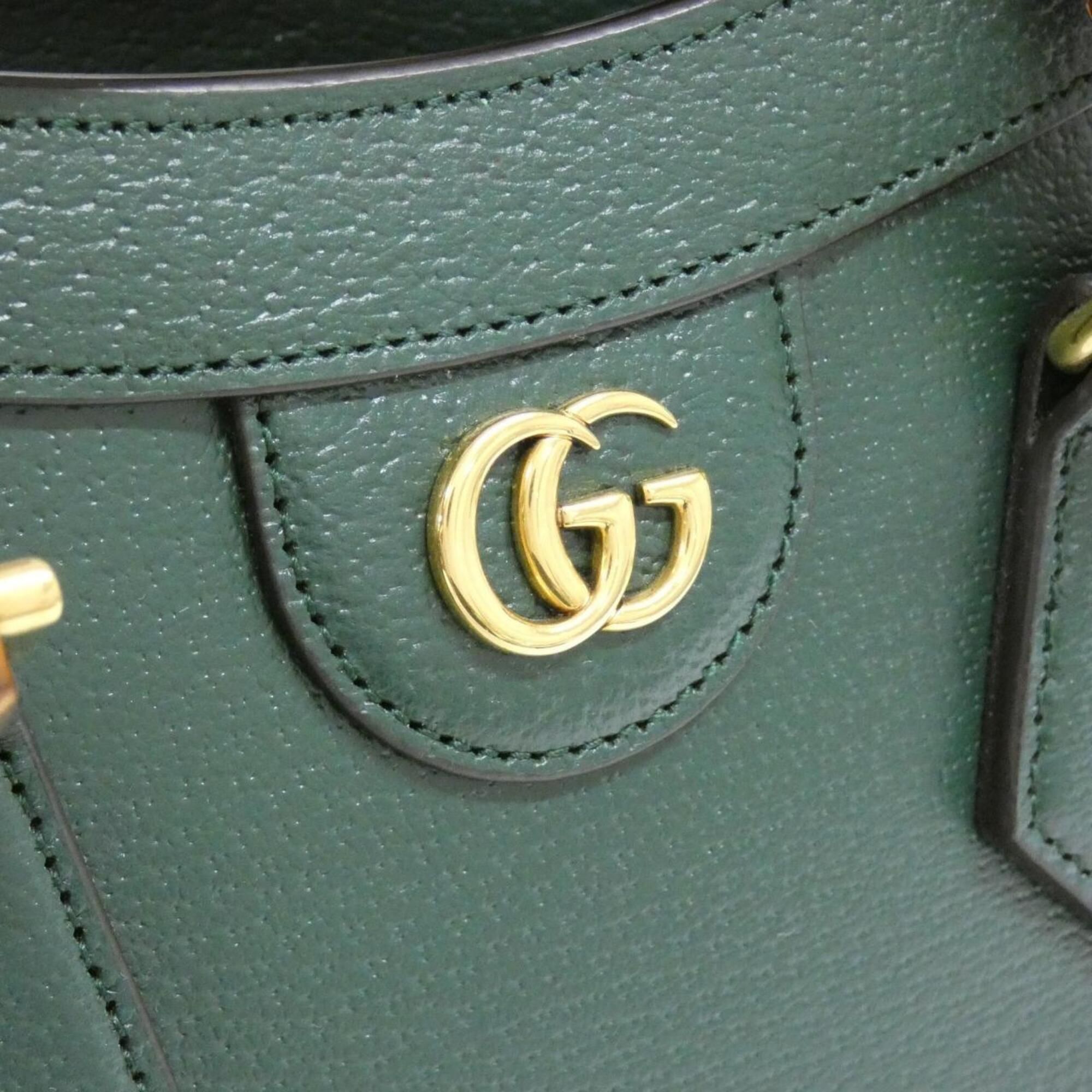 Leather Handbag (Pre-Owned) - Gucci - Modalova