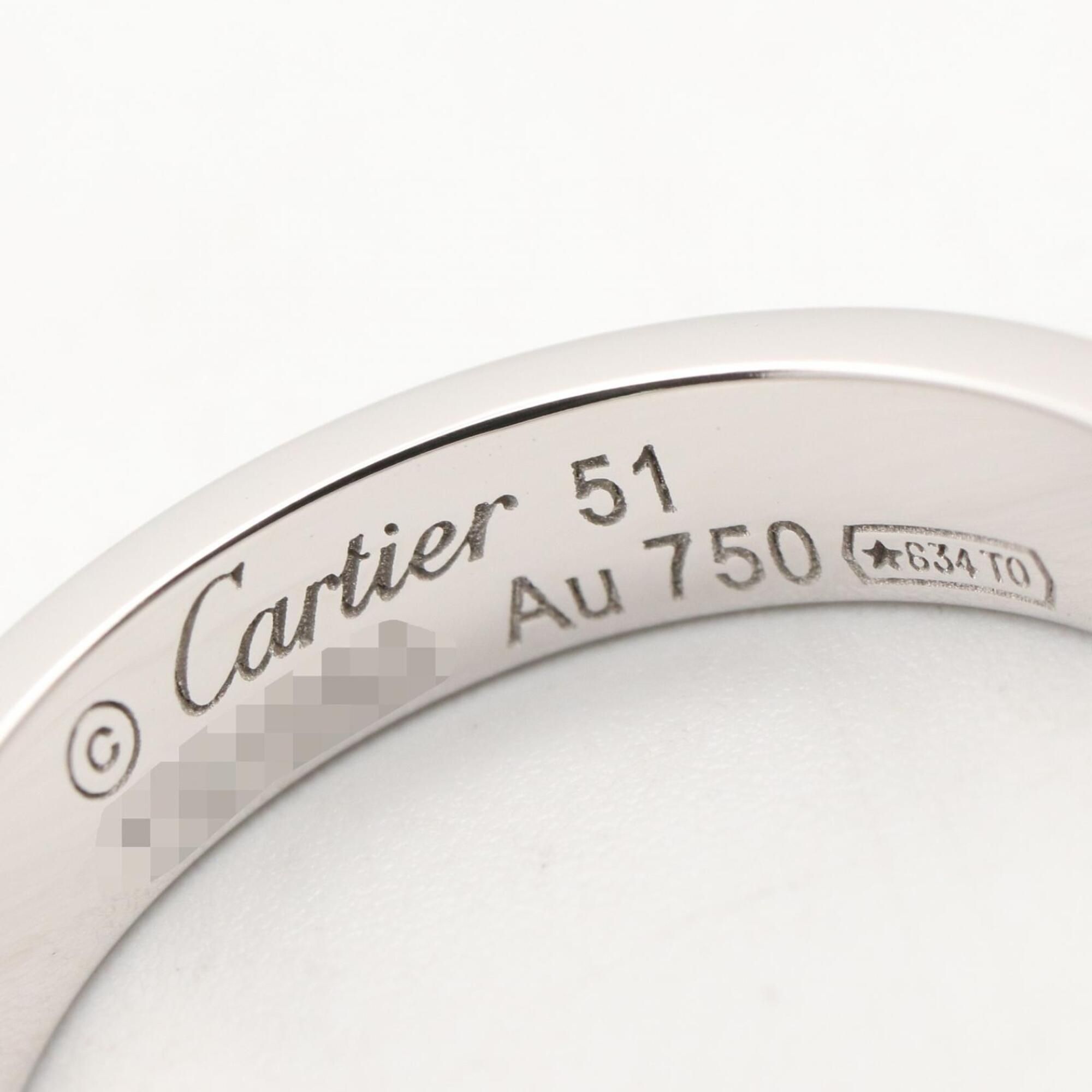 White Gold (18K) Band Ring (Pre-Owned) - Cartier - Modalova