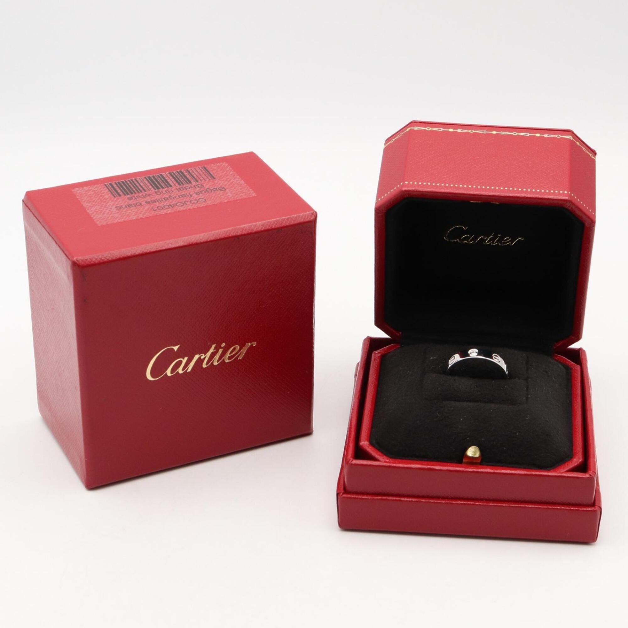 White Gold (18K) Band Ring (Pre-Owned) - Cartier - Modalova
