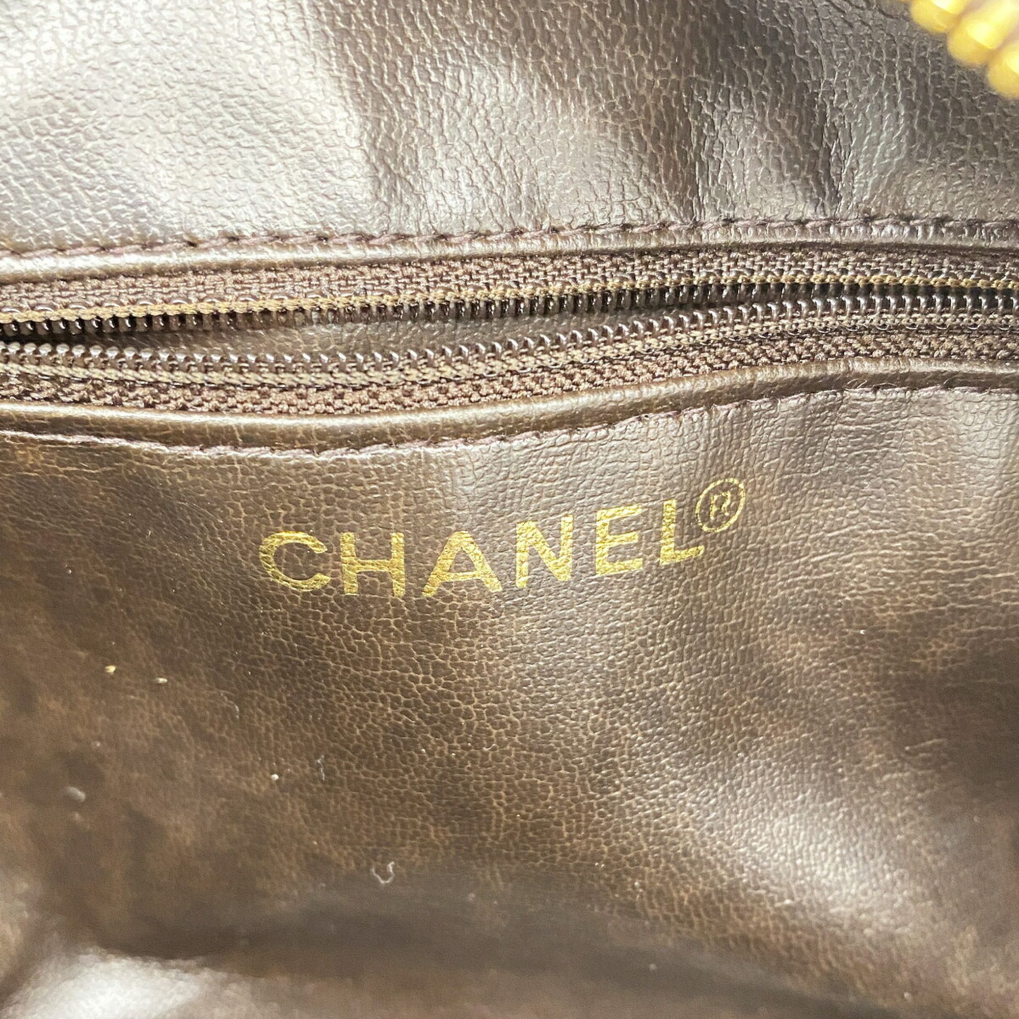 Grained Calfskin Pouch (Pre-Owned) - Chanel - Modalova