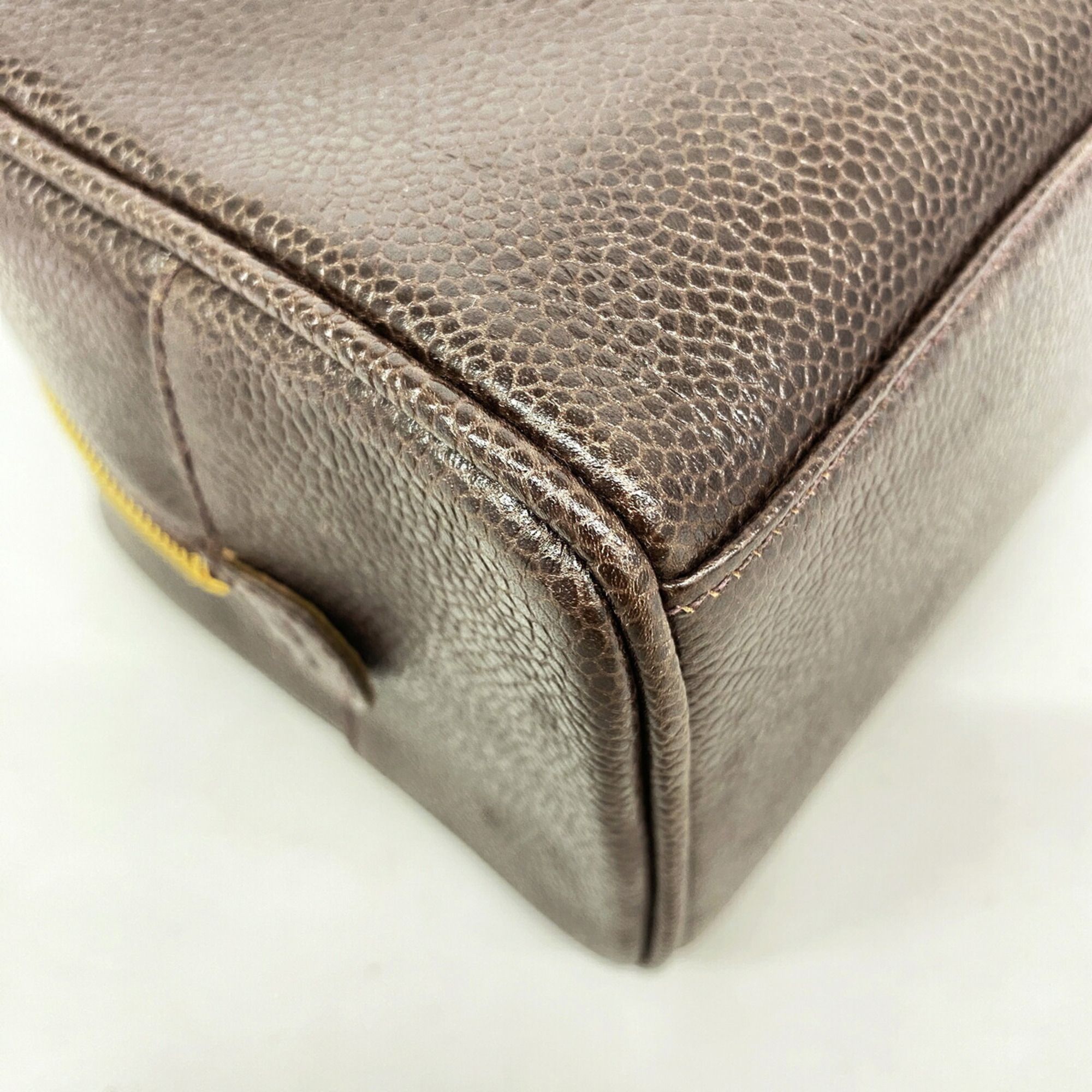 Grained Calfskin Pouch (Pre-Owned) - Chanel - Modalova