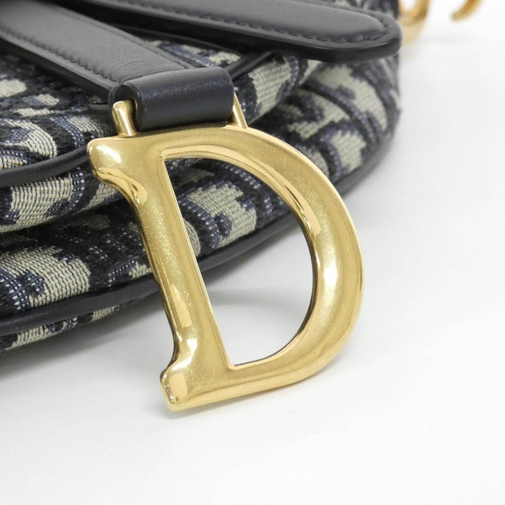 Canvas Handbag Saddle Bag (Pre-Owned) - Christian Dior - Modalova
