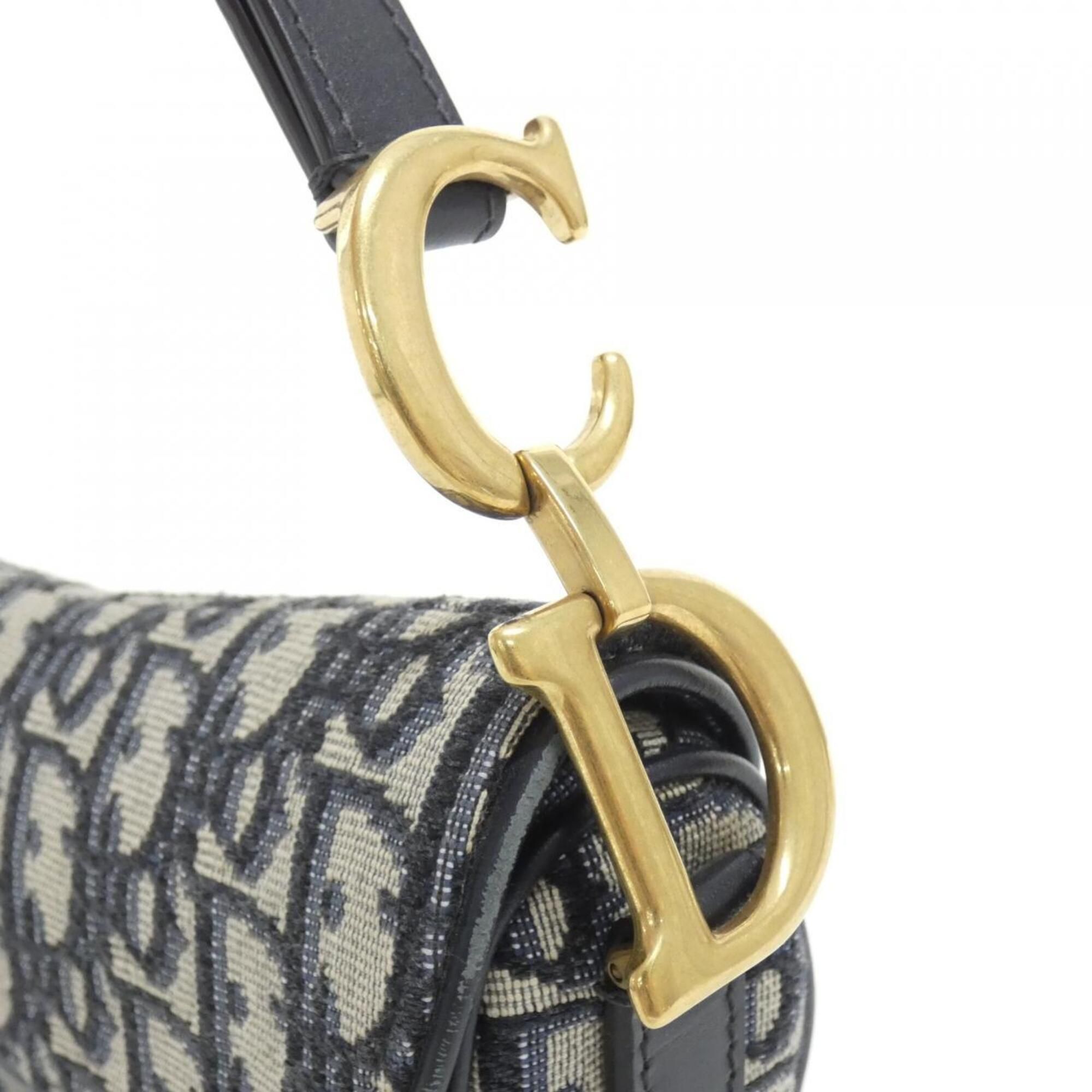 Canvas Handbag Saddle Bag (Pre-Owned) - Christian Dior - Modalova
