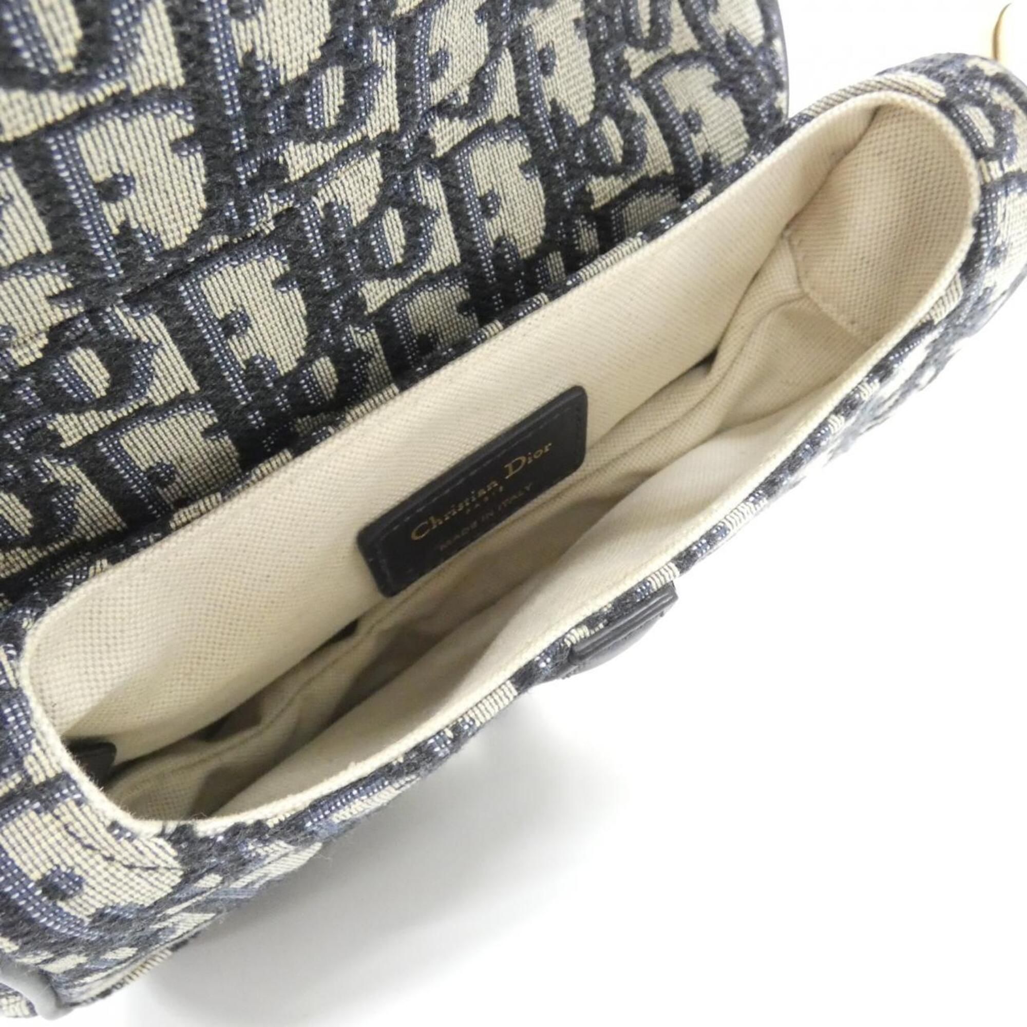 Canvas Handbag Saddle Bag (Pre-Owned) - Christian Dior - Modalova