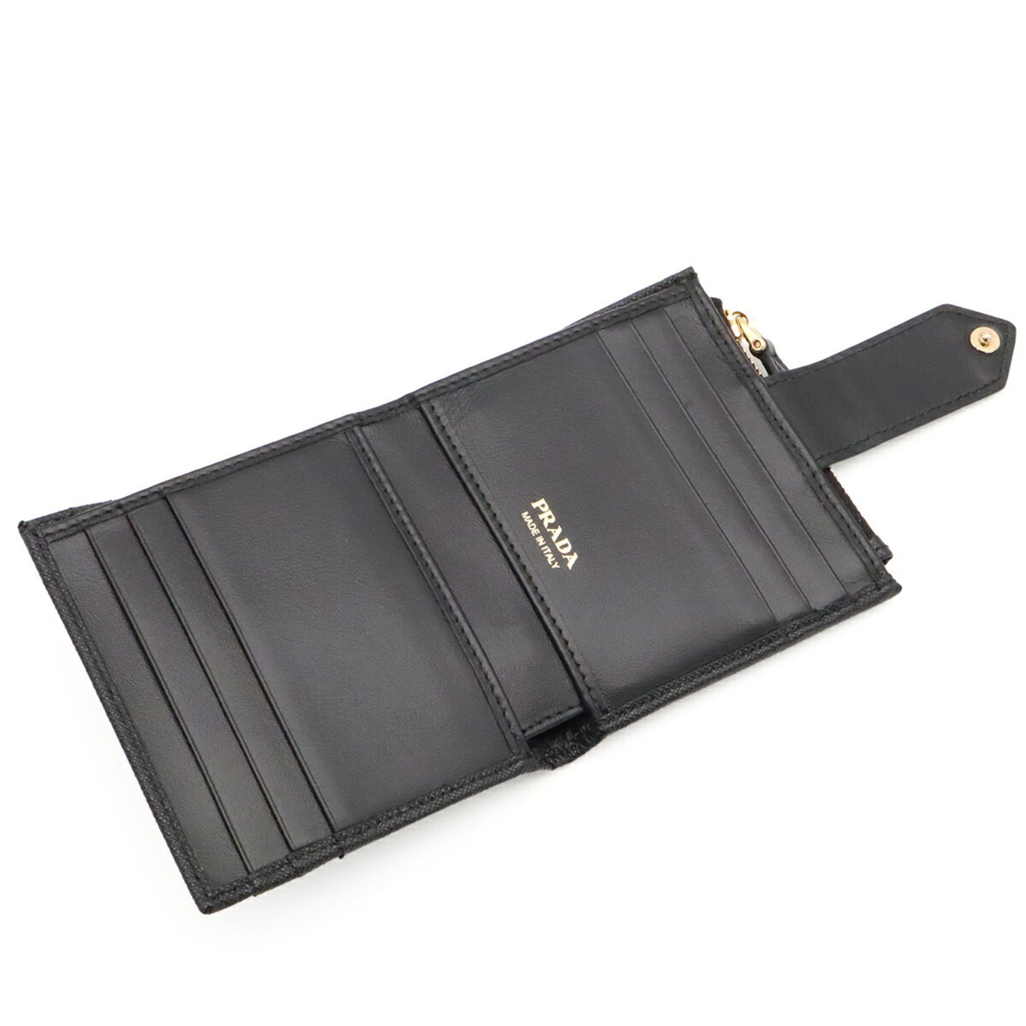 Leather Wallet (Bi-Fold) (Pre-Owned) - Prada - Modalova