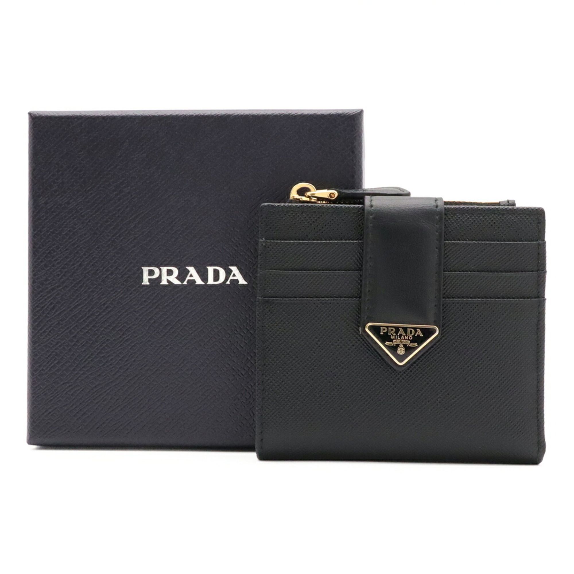 Leather Wallet (Bi-Fold) (Pre-Owned) - Prada - Modalova