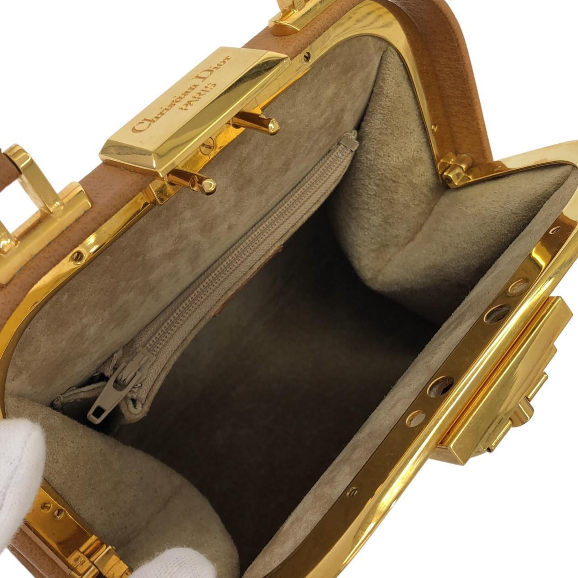 Leather Handbag (Pre-Owned) - Christian Dior - Modalova
