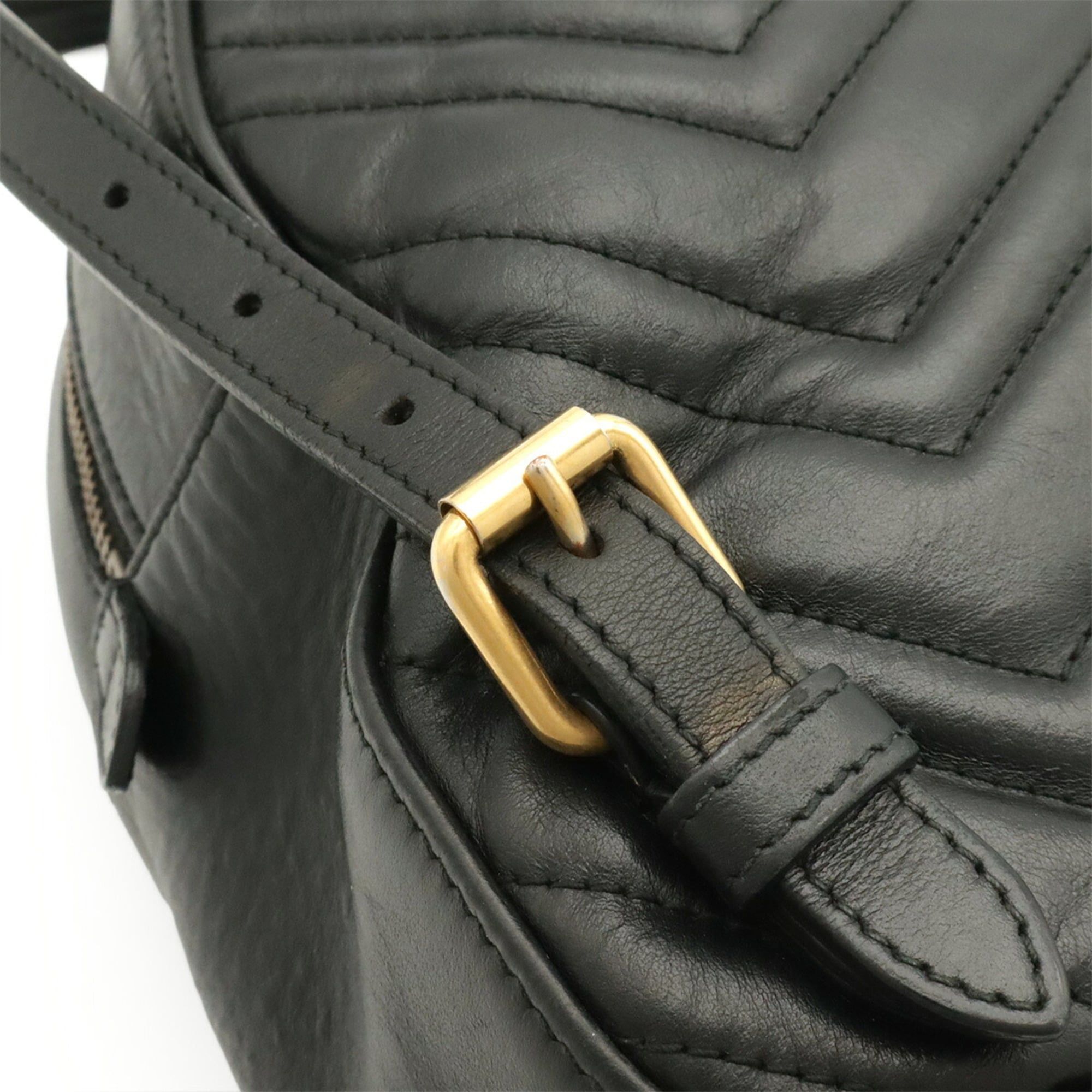Leather Backpack (Pre-Owned) - Gucci - Modalova
