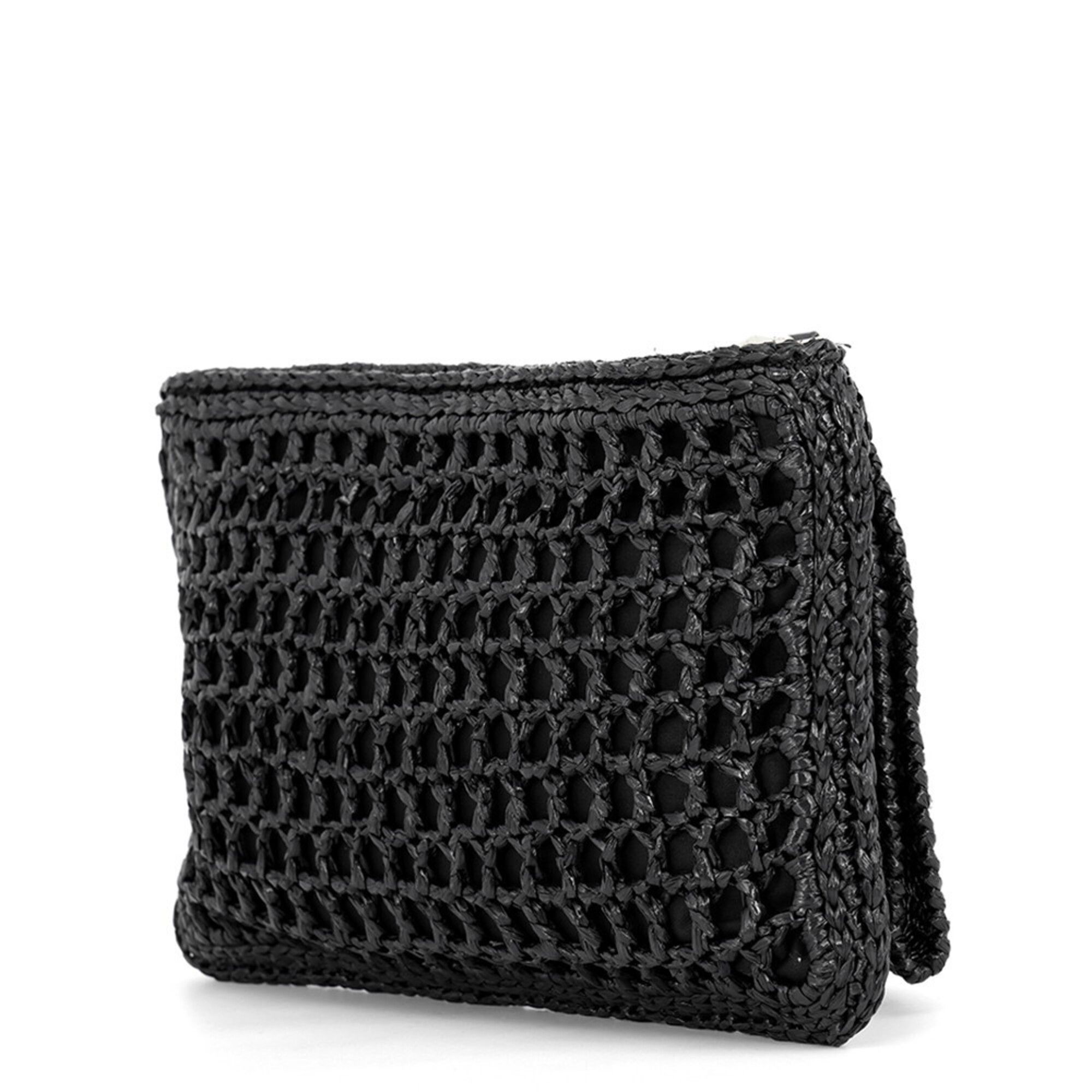 Raffia Clutch Bag (Pre-Owned) - Prada - Modalova