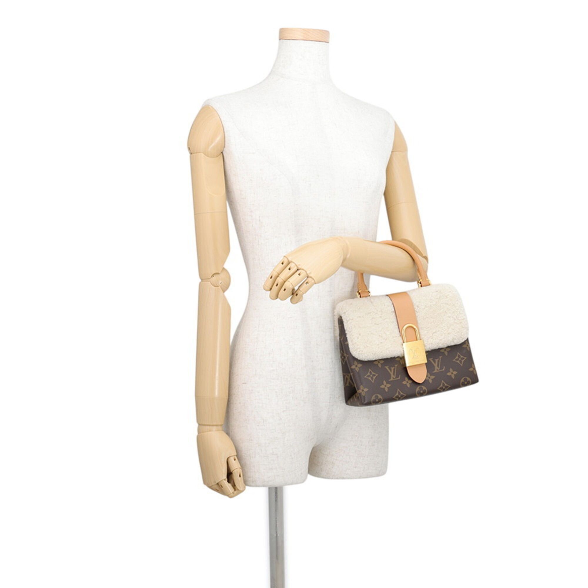 Monogram Leather Handbag Shoulder Bag (Pre-Owned) - Louis Vuitton - Modalova