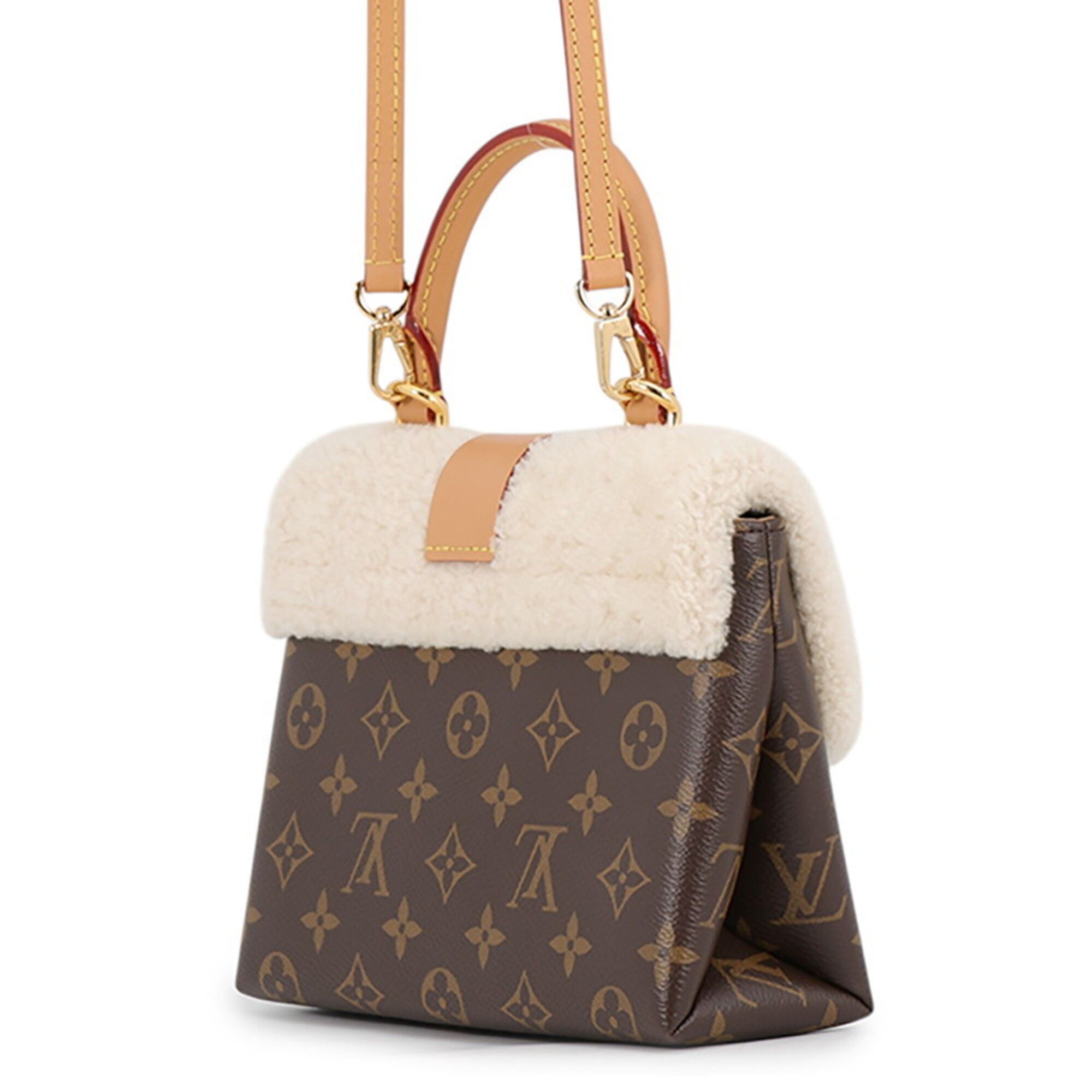 Monogram Leather Handbag Shoulder Bag (Pre-Owned) - Louis Vuitton - Modalova