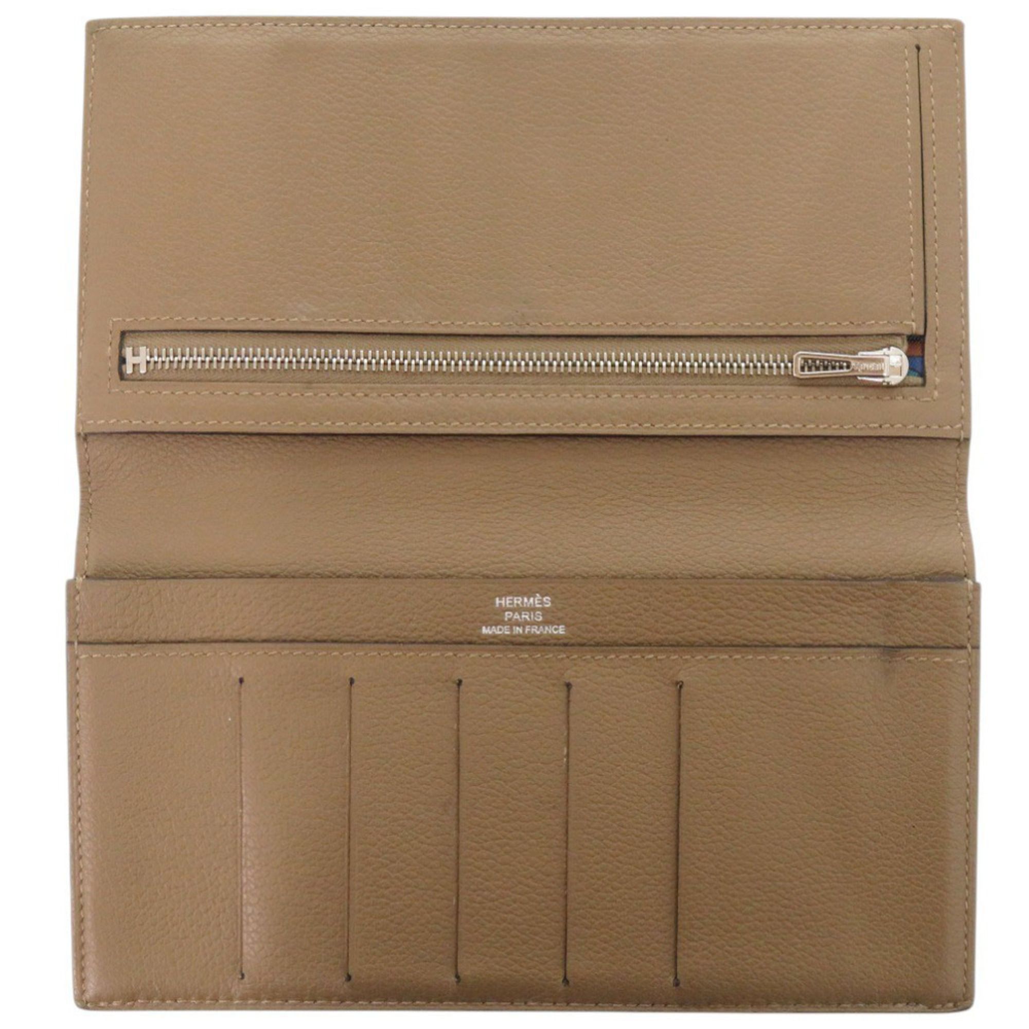 Leather Long Wallet (Bi-Fold) (Pre-Owned) - Hermes - Modalova
