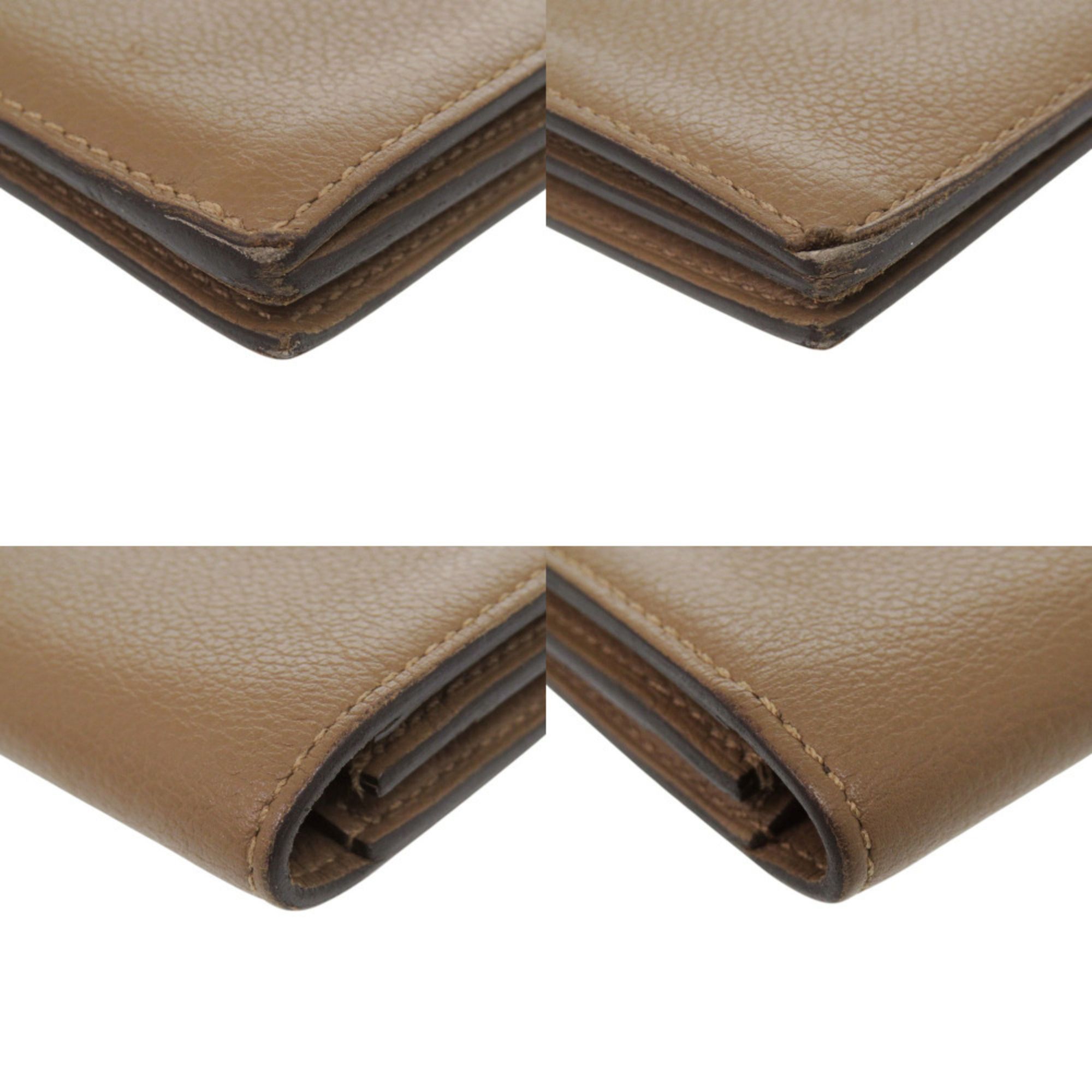 Leather Long Wallet (Bi-Fold) (Pre-Owned) - Hermes - Modalova