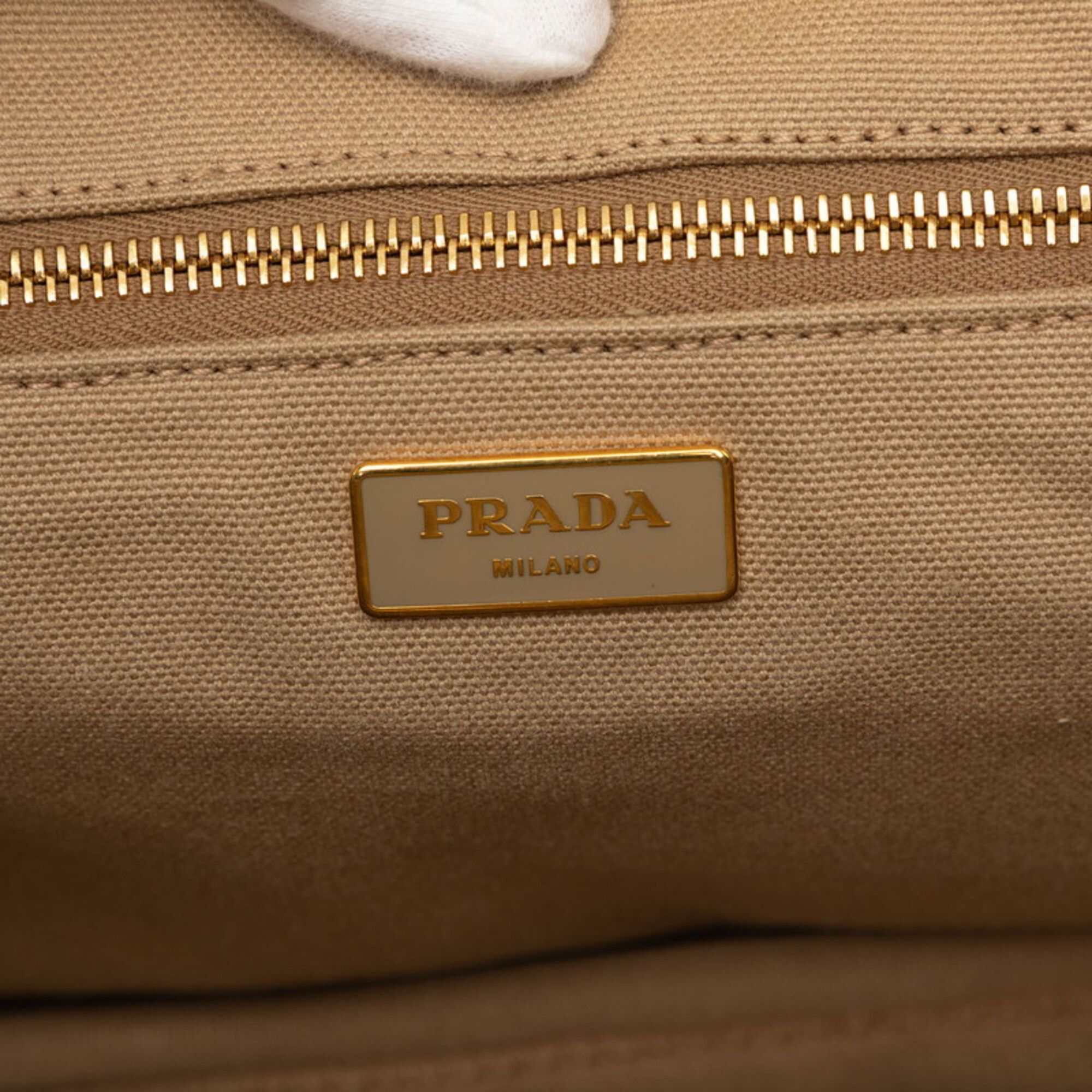 Red Tweed Suede Shoulder Bag Tote Bag (Pre-Owned) - Prada - Modalova