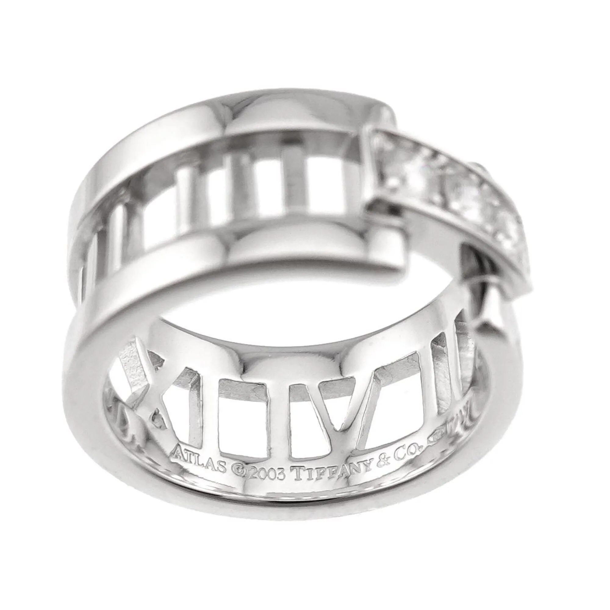 White Gold (18K) Band Ring (Pre-Owned) - Tiffany - Modalova