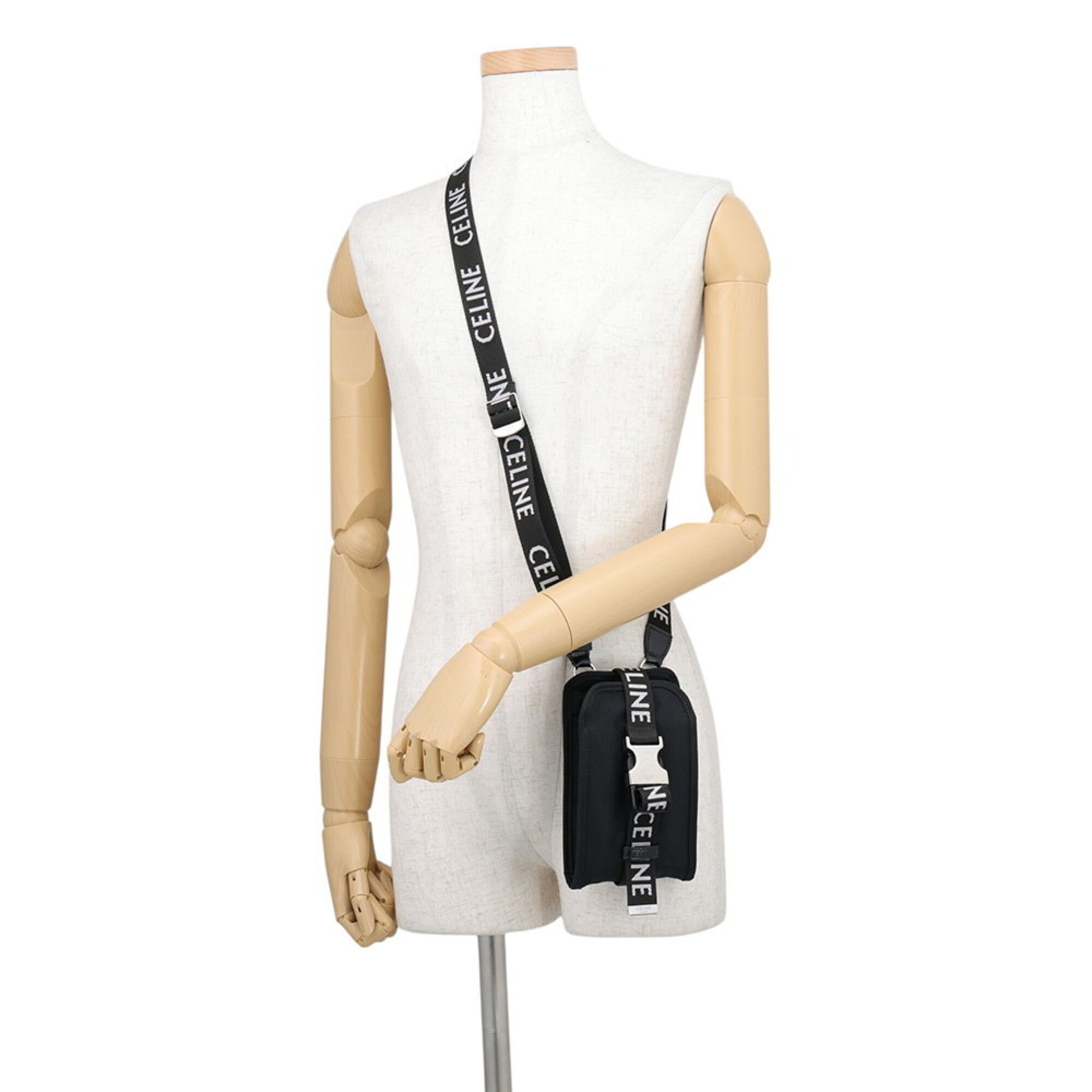 Canvas Leather Handbag Pochette (Pre-Owned) - Celine - Modalova