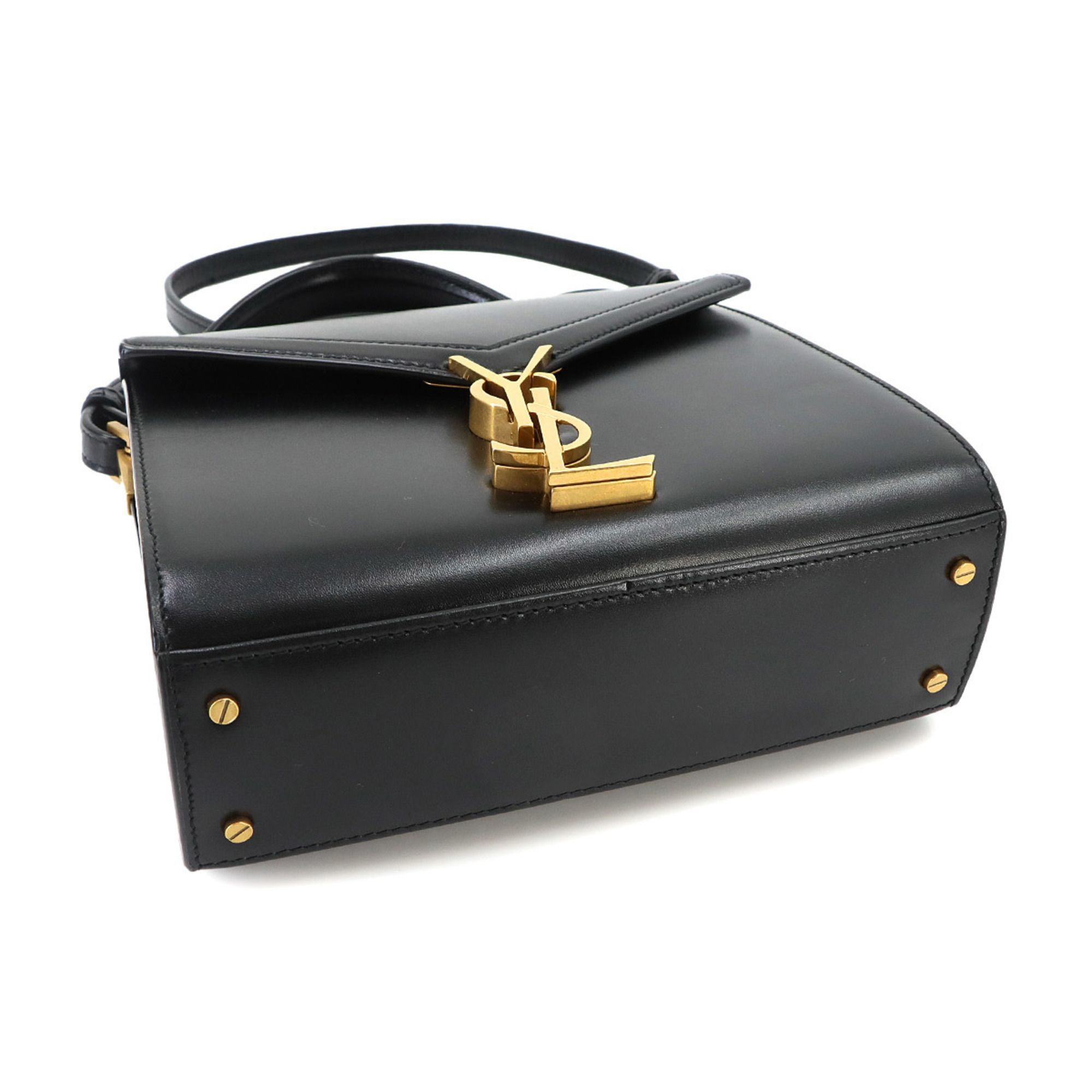 Leather Handbag (Pre-Owned) - Saint Laurent - Modalova
